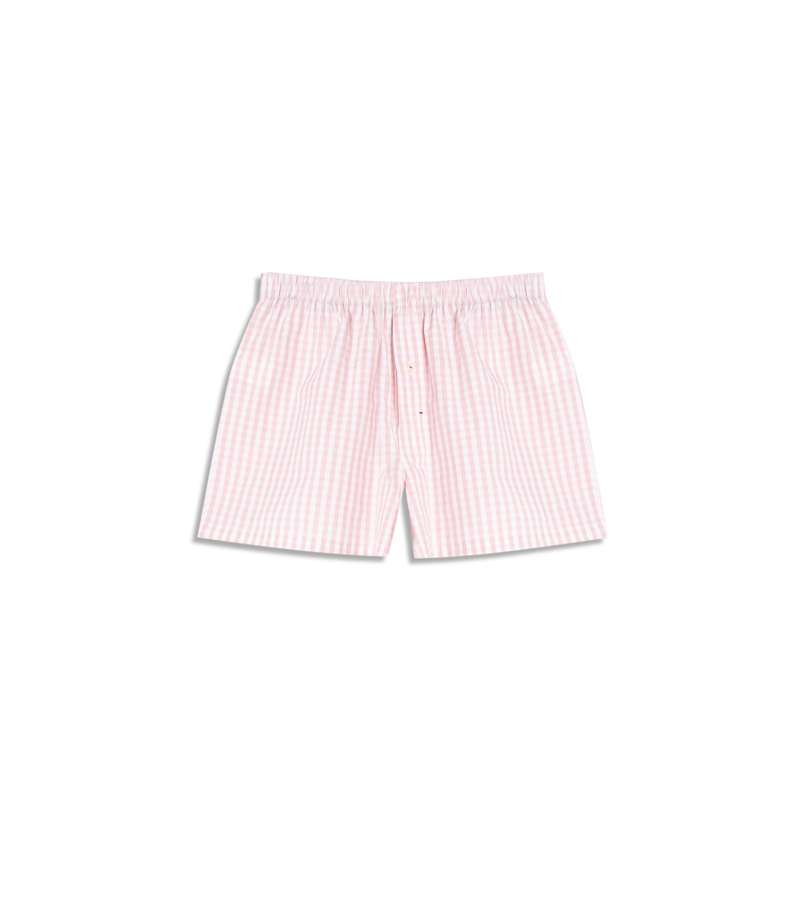 Boxer Algodao Vichy Rosa Velho