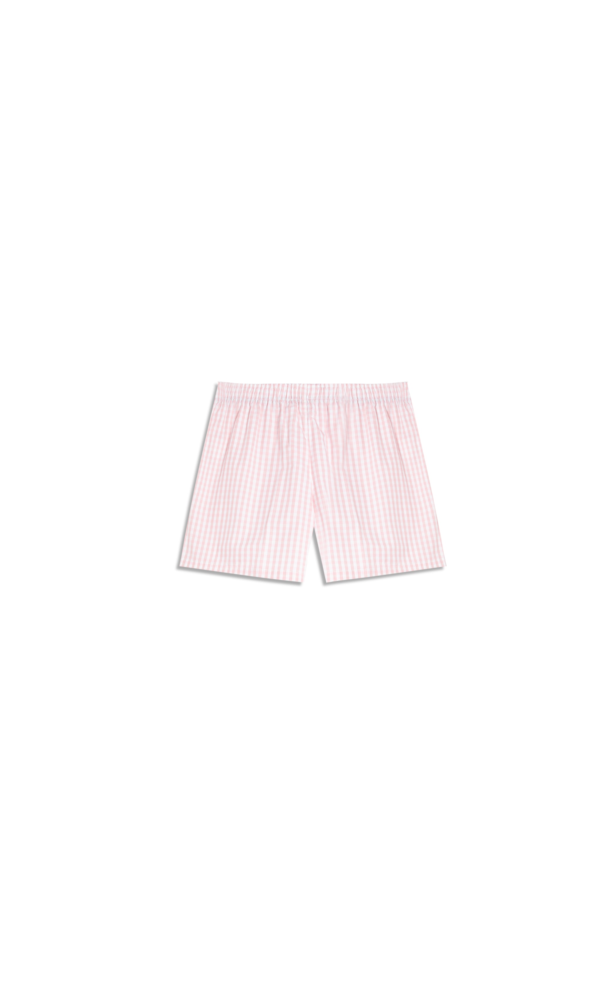 Boxer Algodao Vichy Rosa Velho