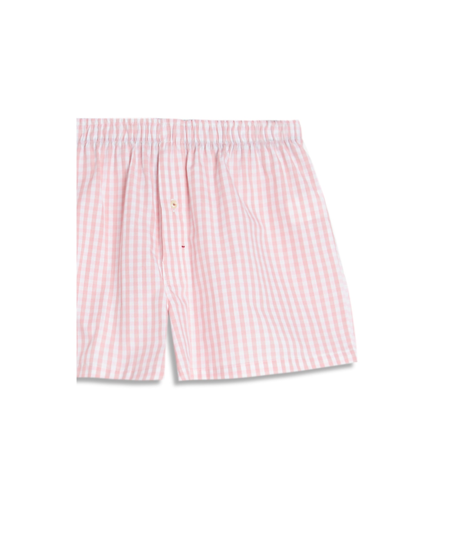Boxer Algodao Vichy Rosa Velho