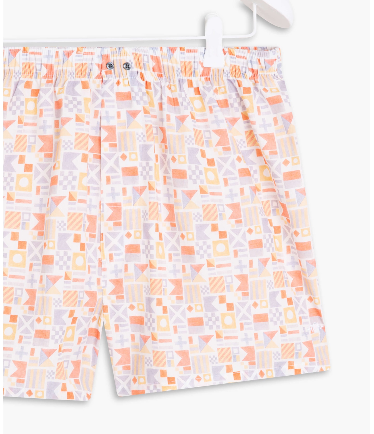 Boxer Bandeiras Maritmas Branco