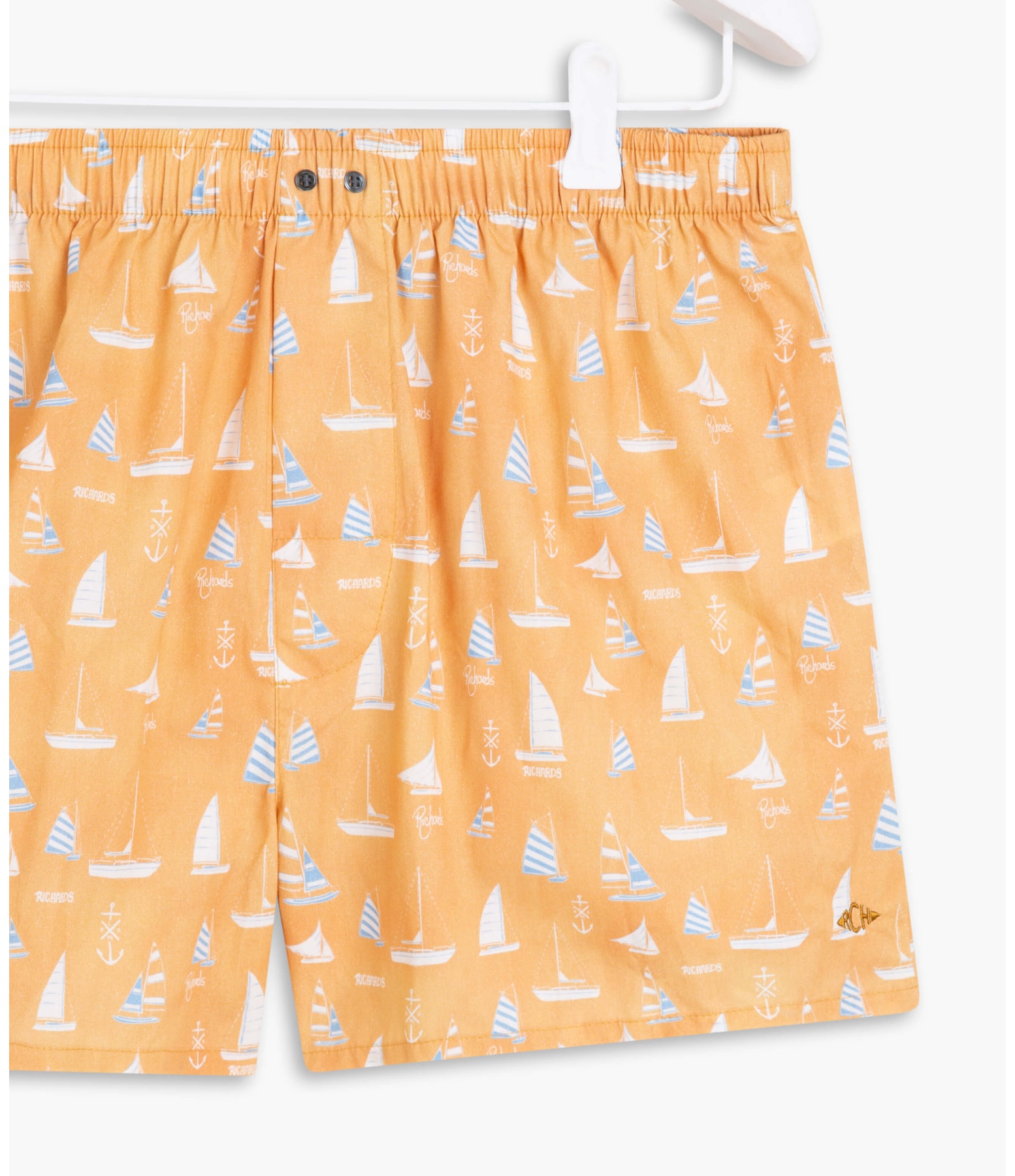 Boxer Barcos Amarelo