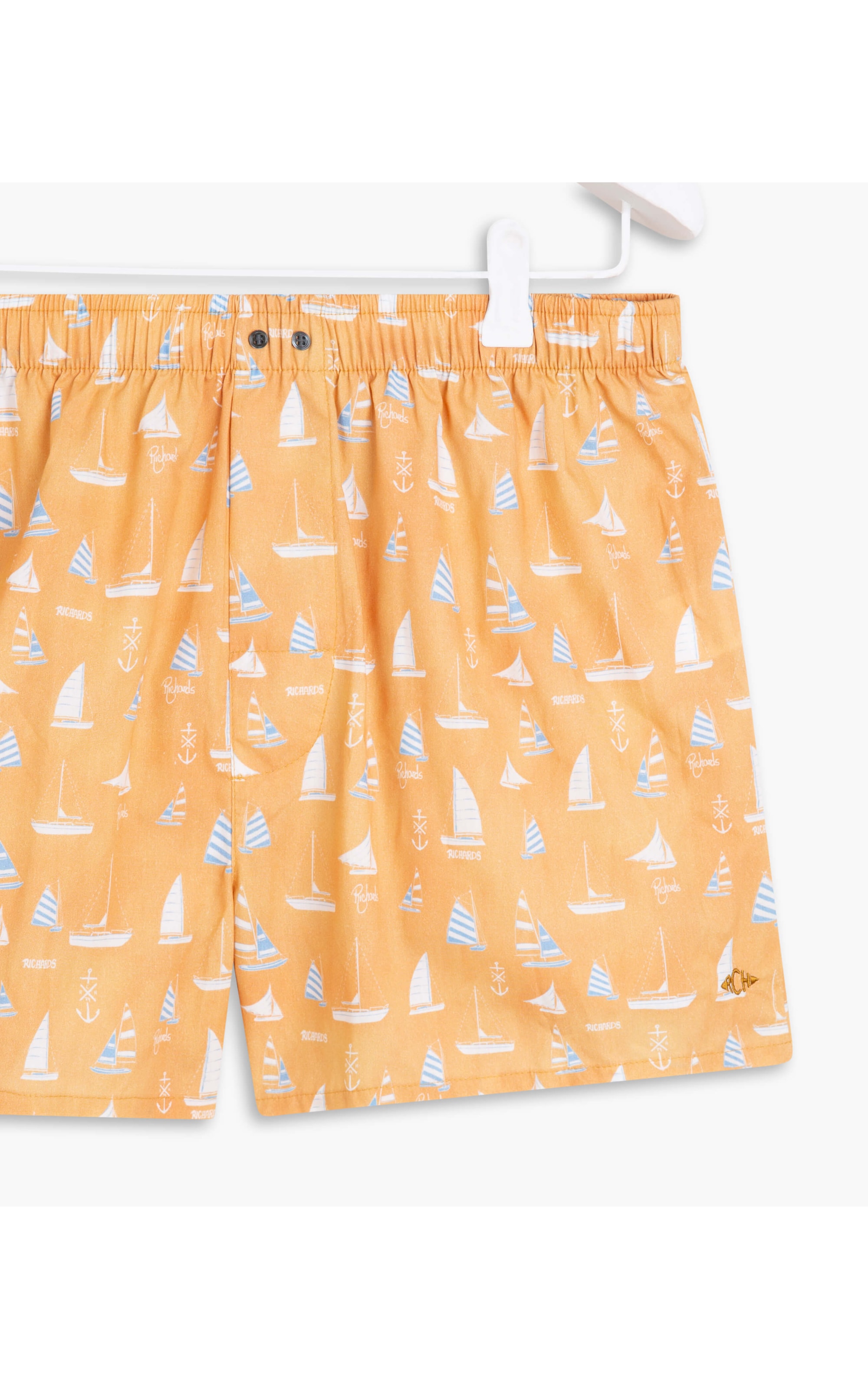 Boxer Barcos Amarelo
