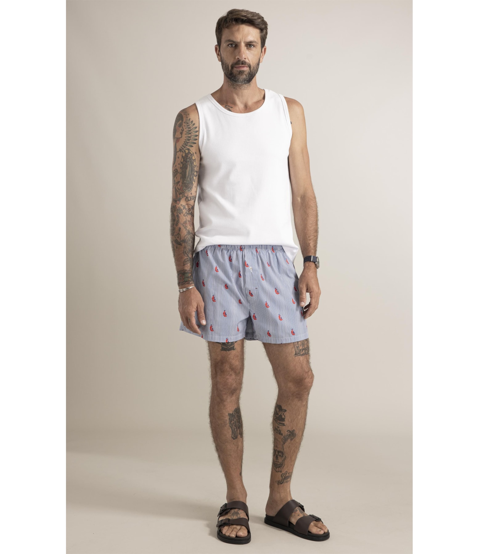 Boxer Barcos Azul Bic