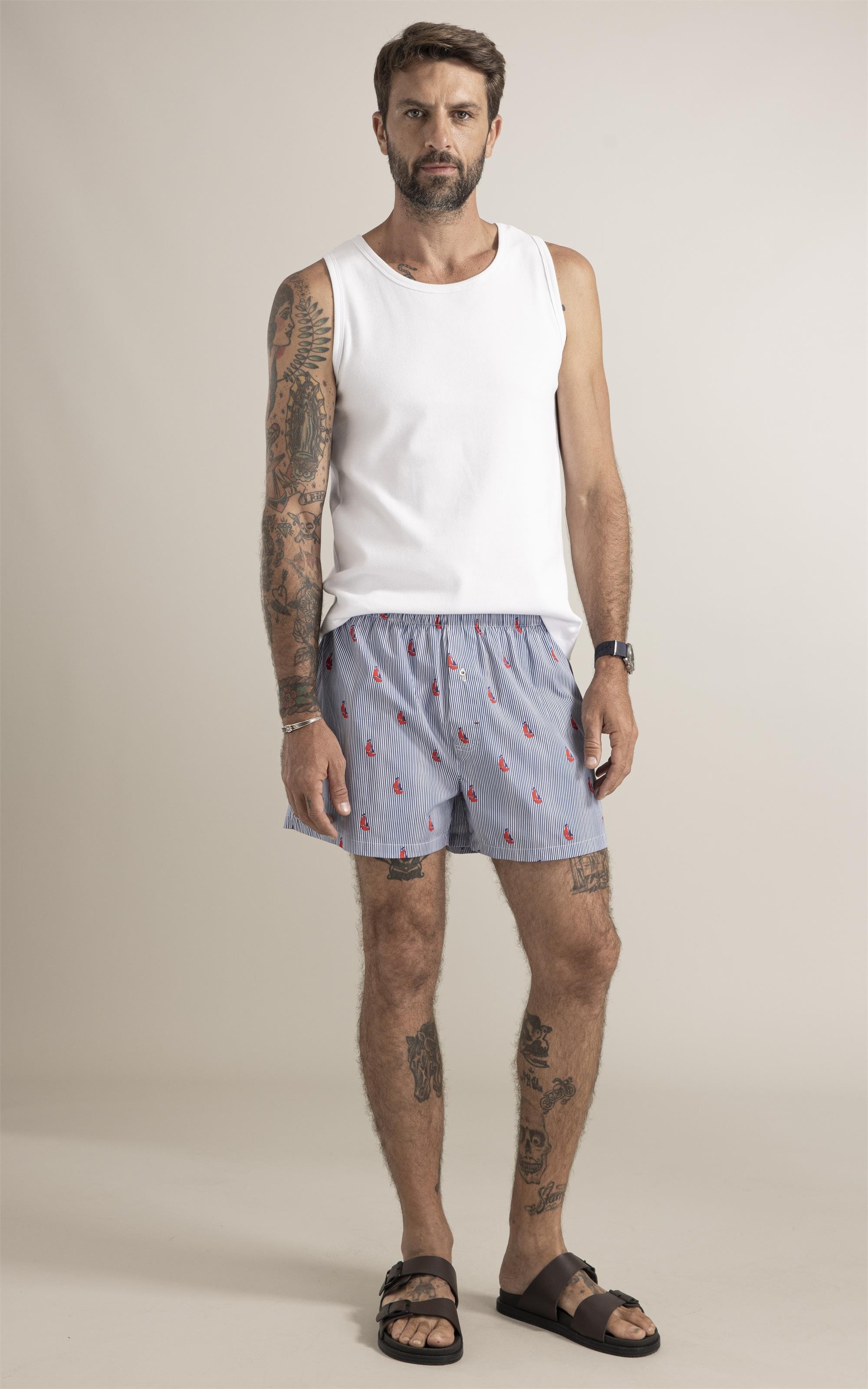 Boxer Barcos Azul Bic