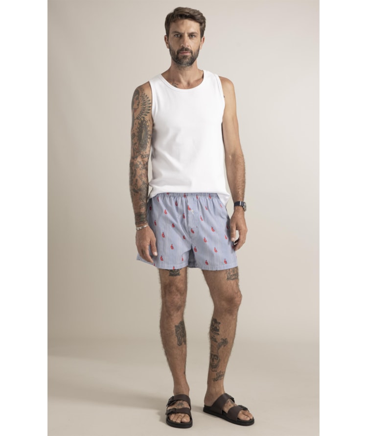 Boxer Barcos Azul Bic