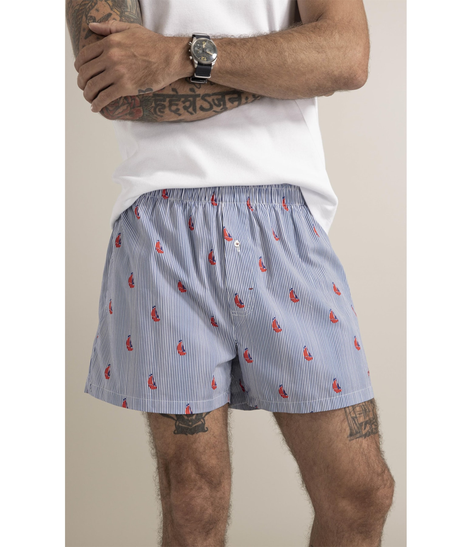 Boxer Barcos Azul Bic