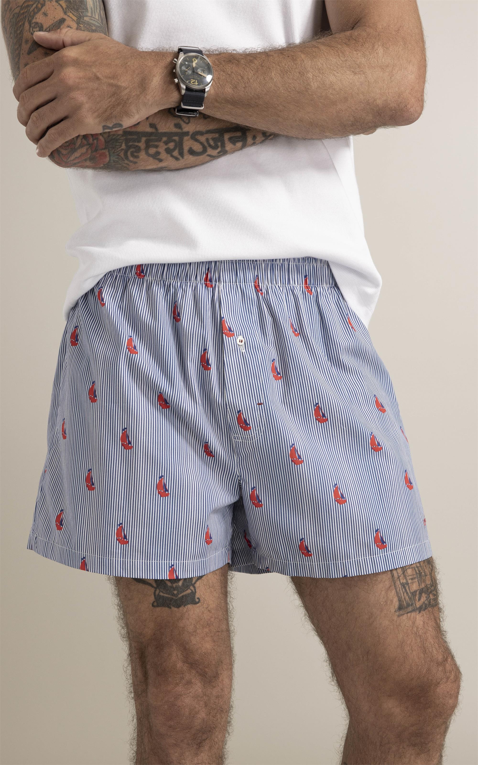Boxer Barcos Azul Bic