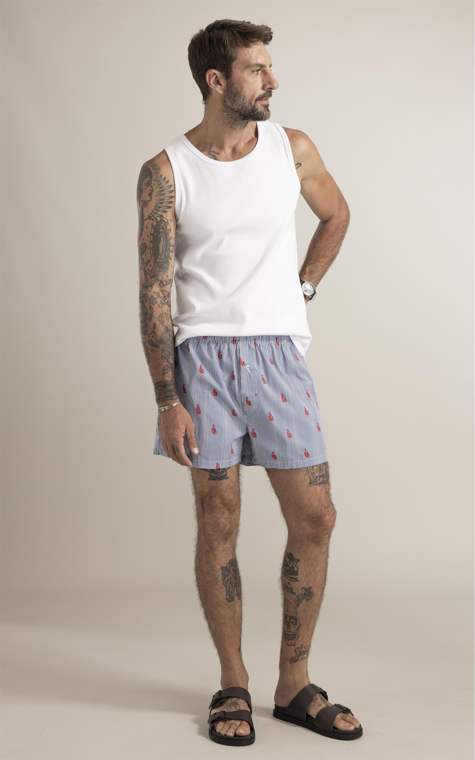 Boxer Barcos Azul Bic
