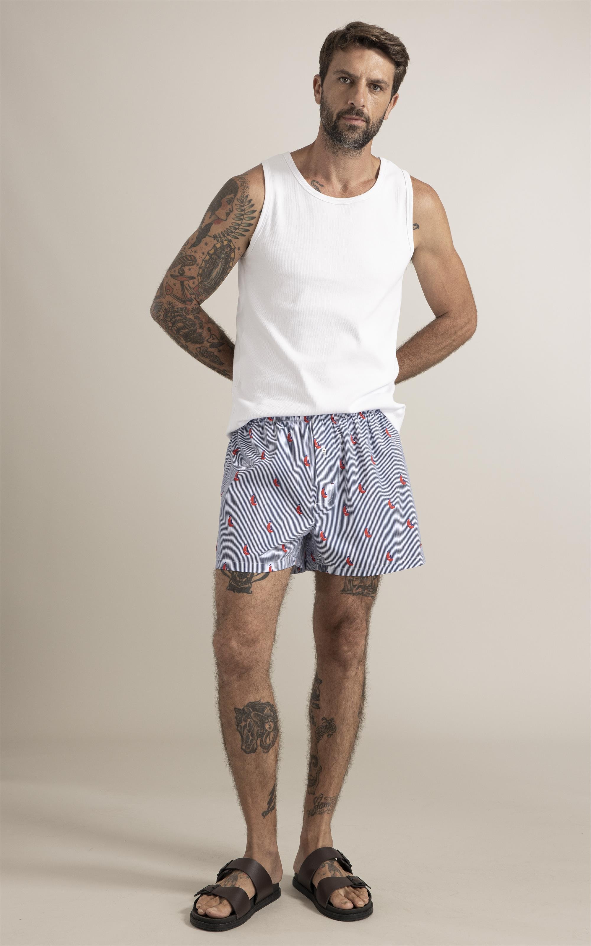 Boxer Barcos Azul Bic