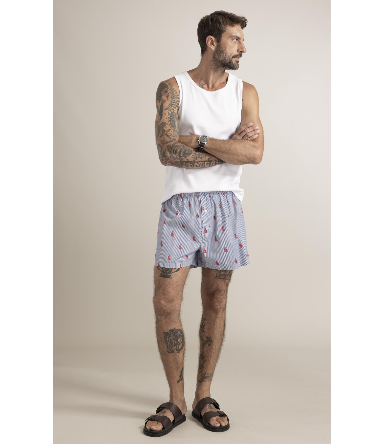 Boxer Barcos Azul Bic