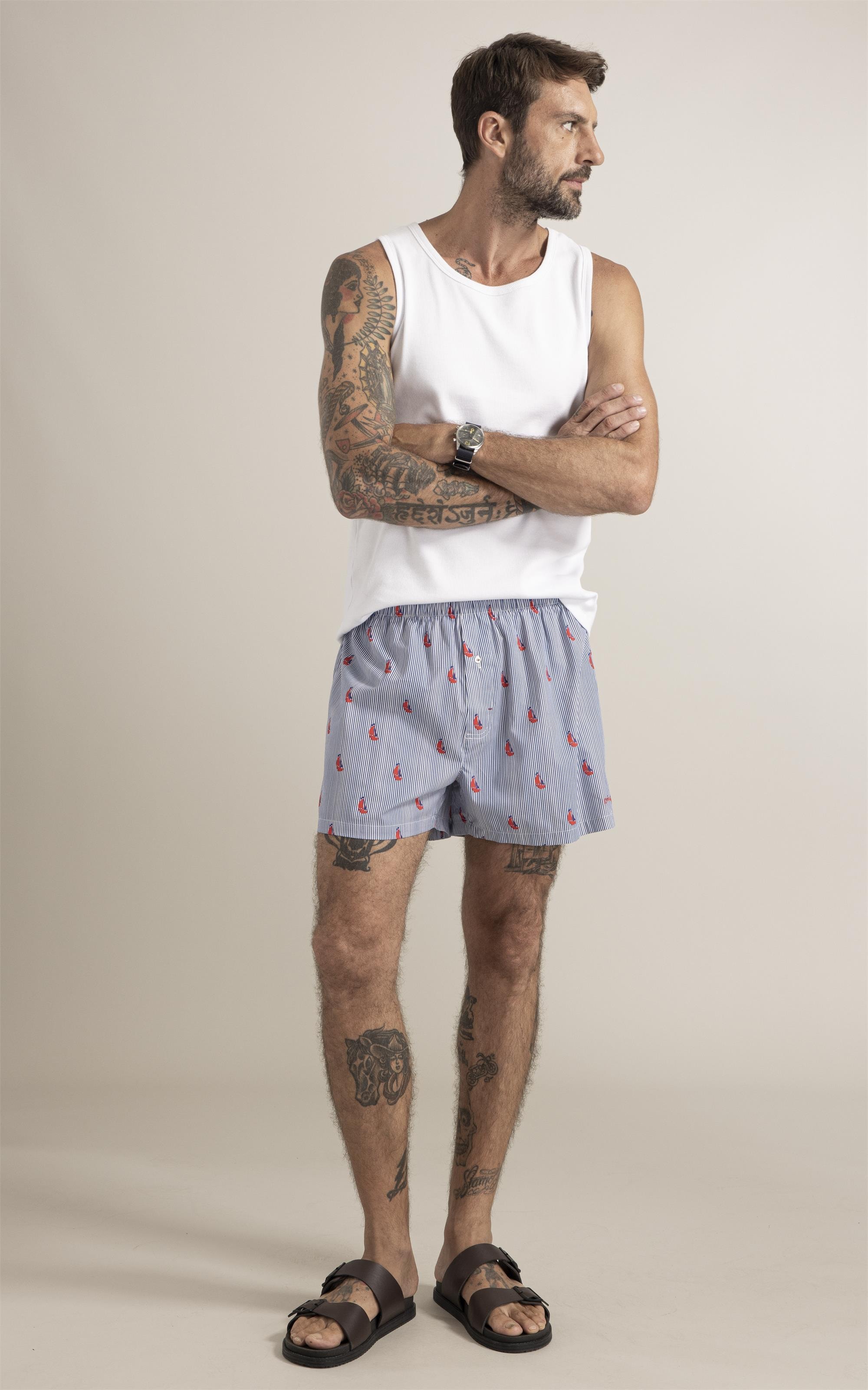 Boxer Barcos Azul Bic