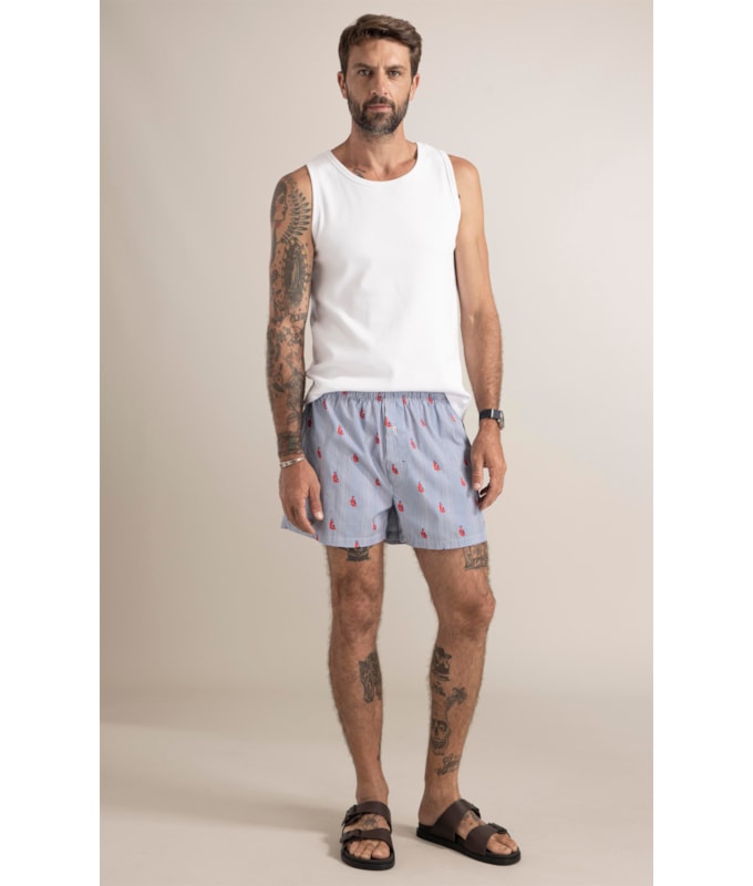 Boxer Barcos Azul Bic