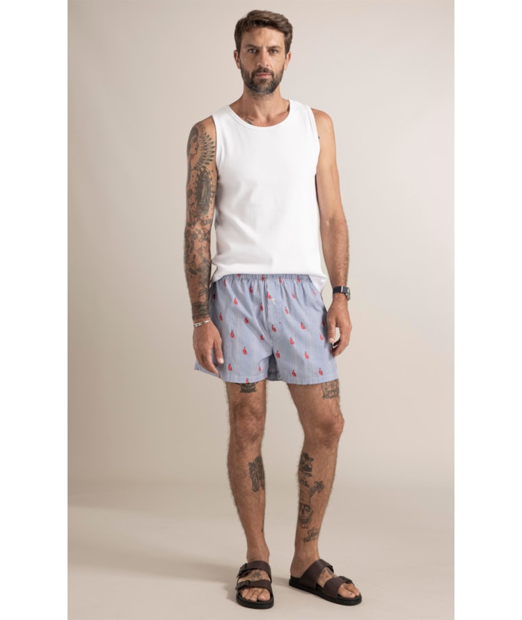 Boxer Barcos Azul Bic