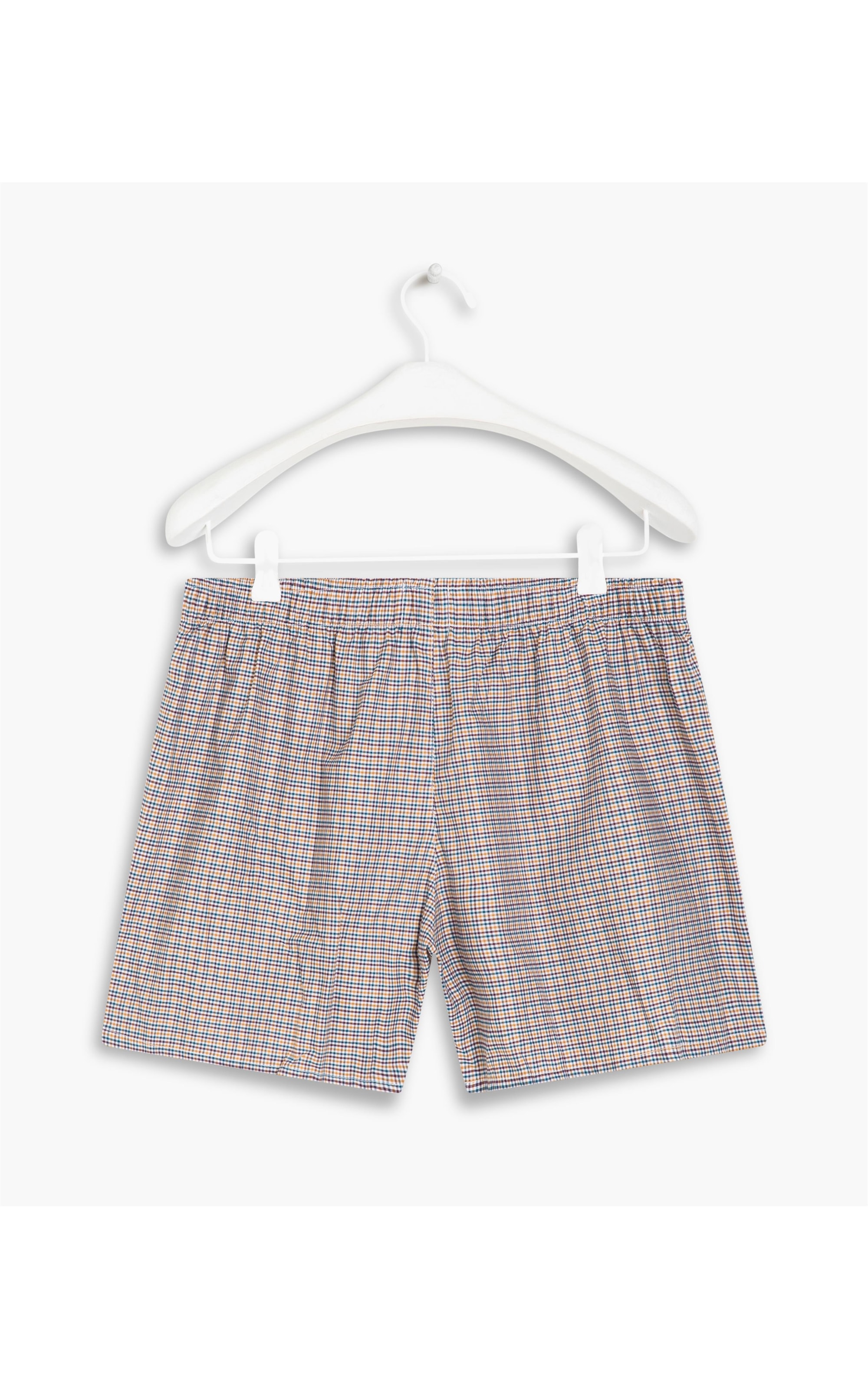 Boxer Brick Xadrez Amarelo