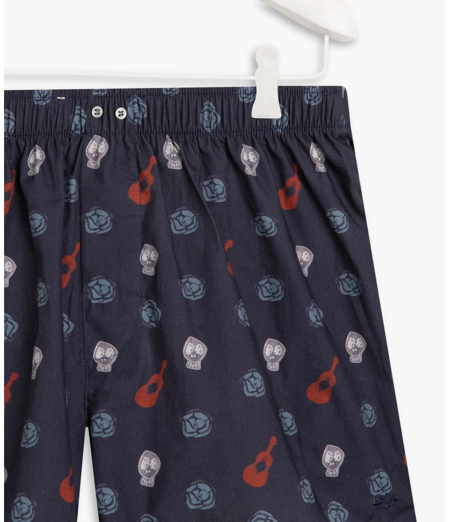 Boxer Calaveras Marinho Marinho