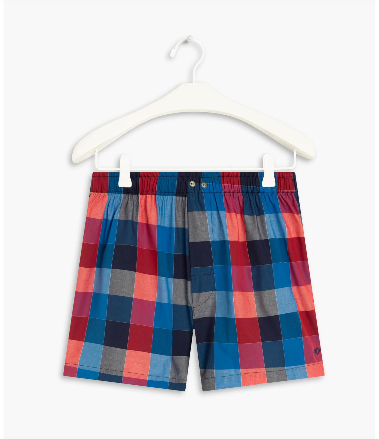 Boxer Check Color Marinho
