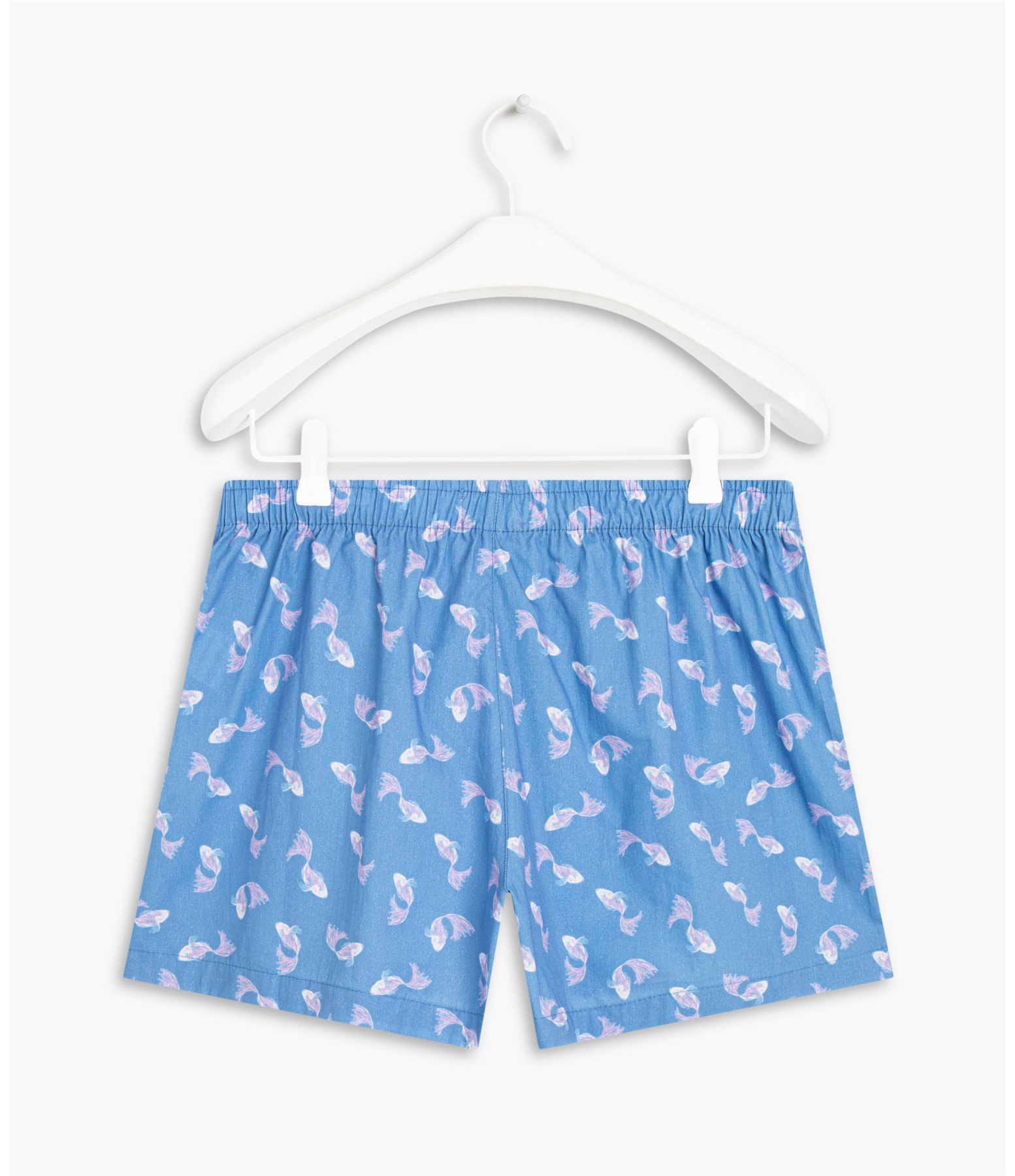 Boxer Cotton Estampa Beta Azul Bic