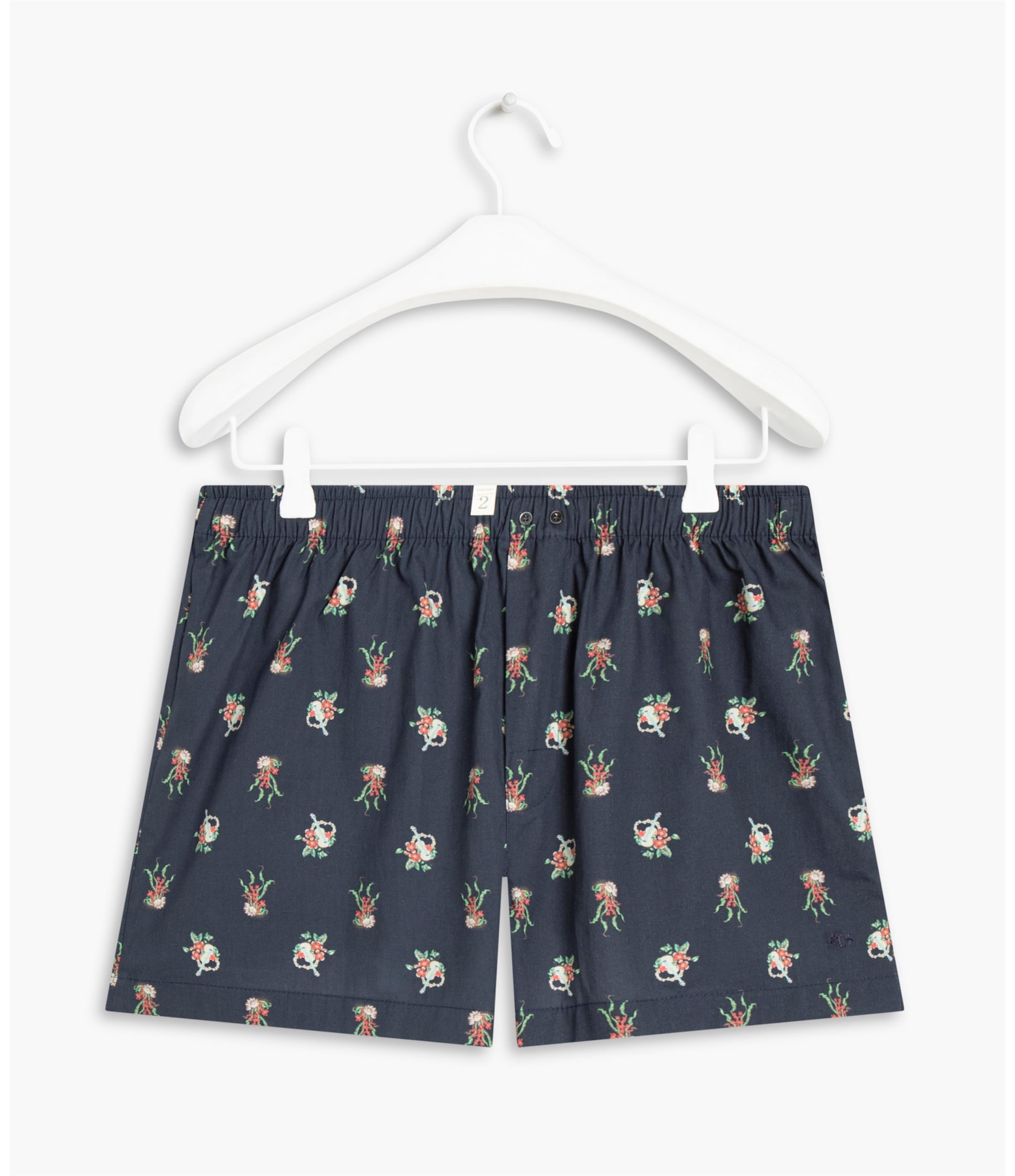 Boxer Cotton Estampa Ukelele Marinho