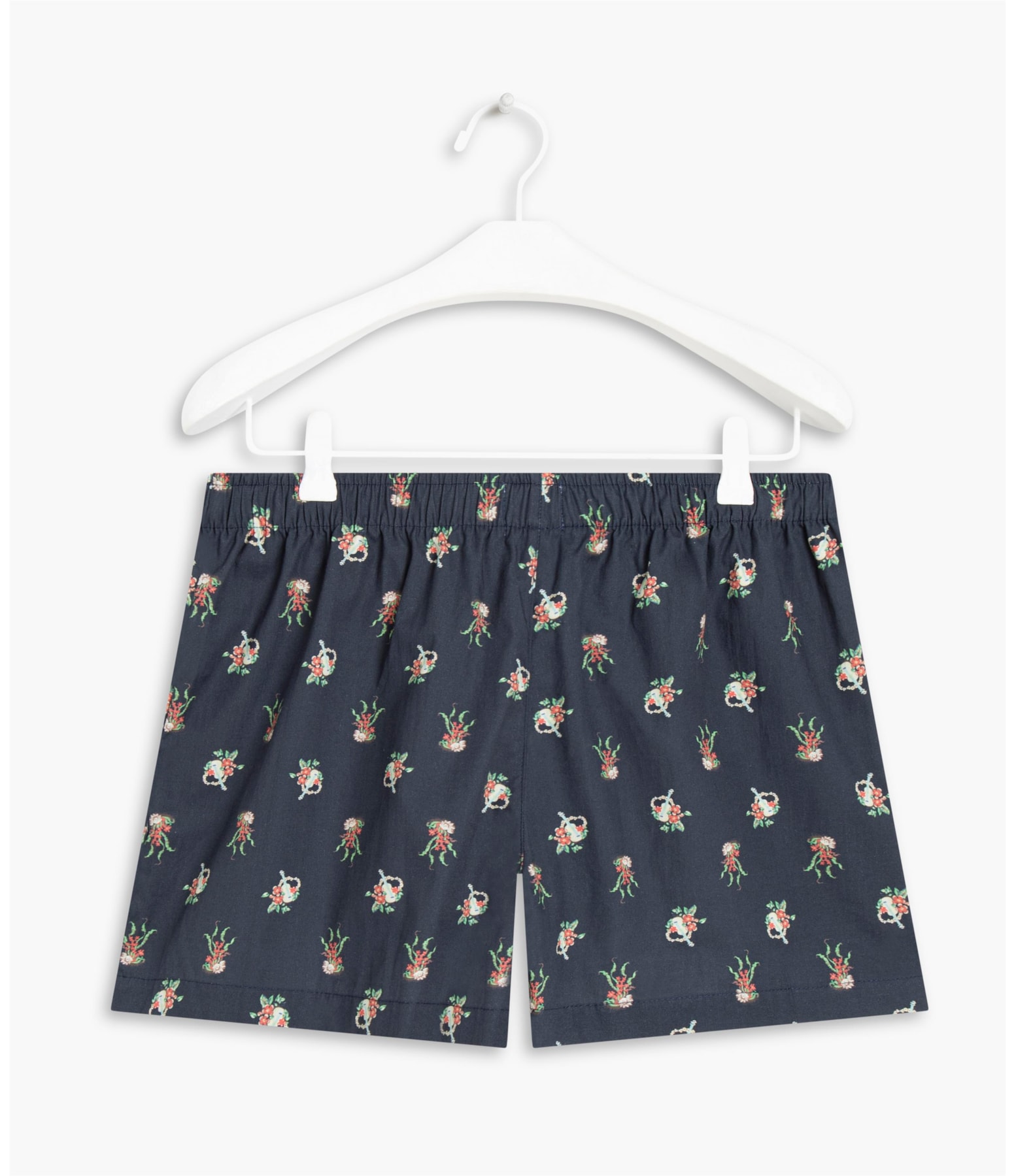 Boxer Cotton Estampa Ukelele Marinho