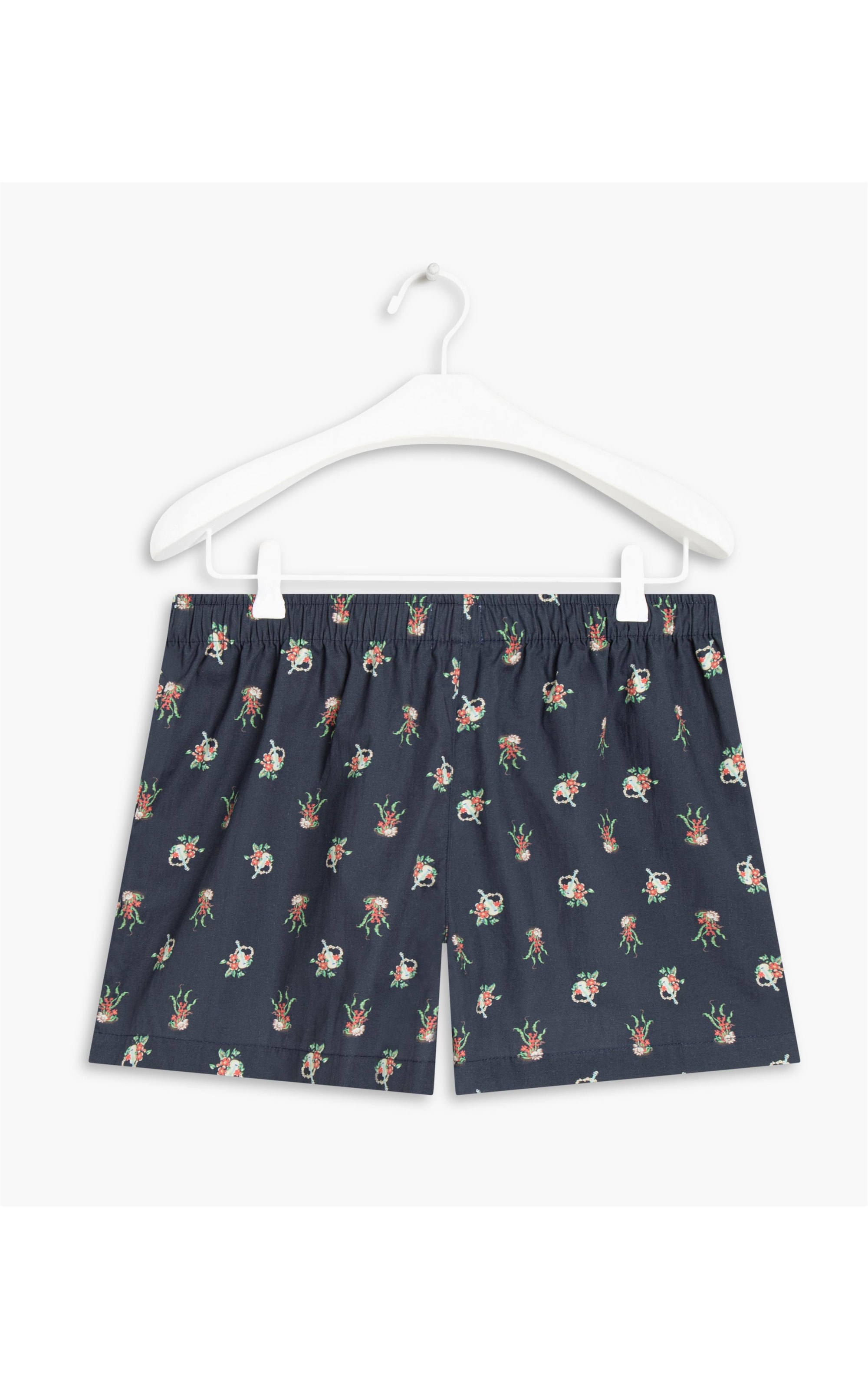 Boxer Cotton Estampa Ukelele Marinho