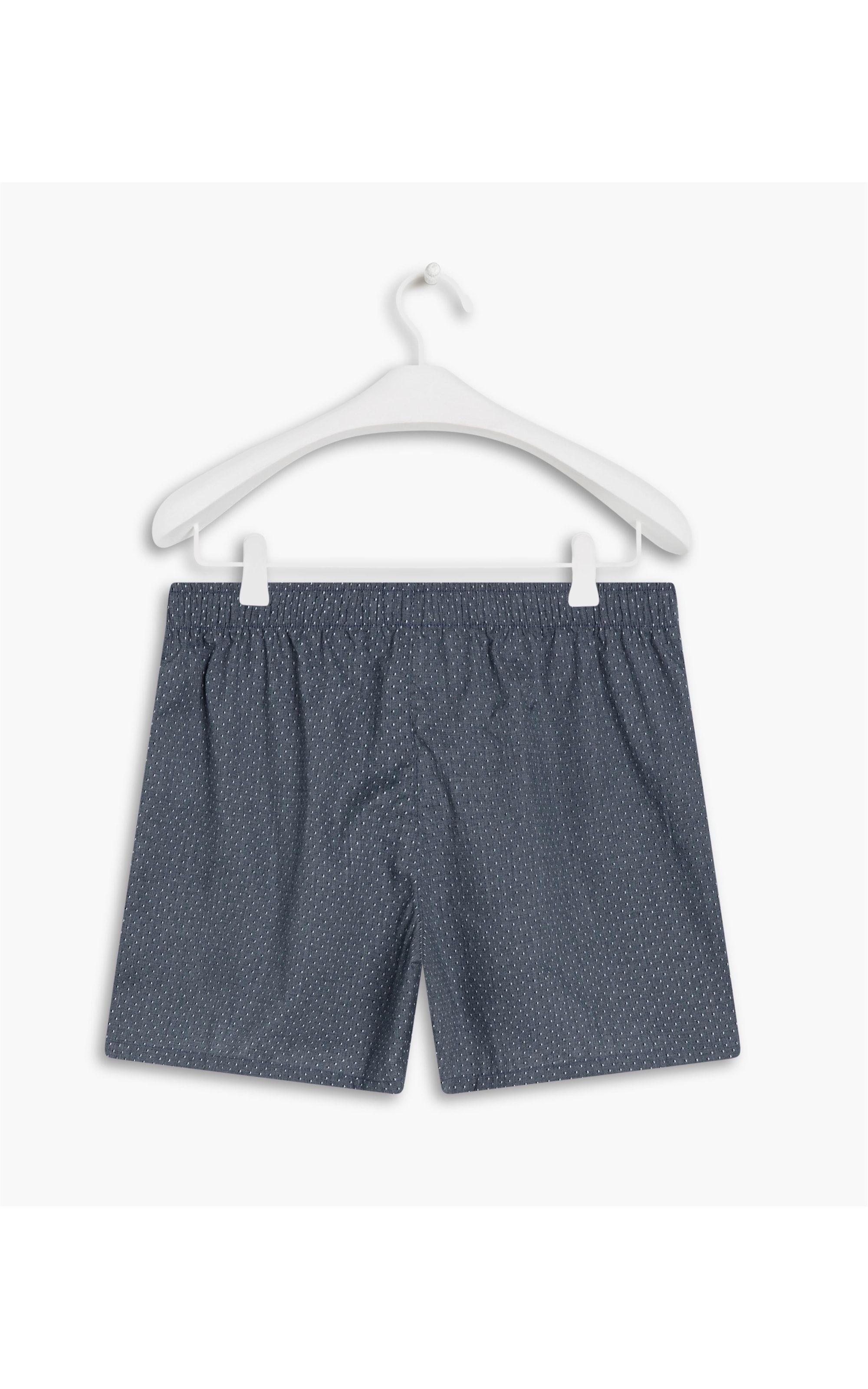 Boxer Cotton Poá Marinho
