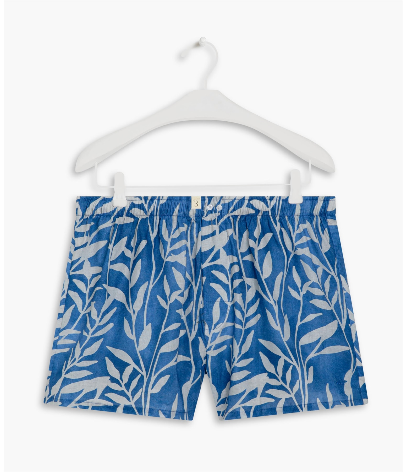 Boxer Cotton Seaweed Azul Bic