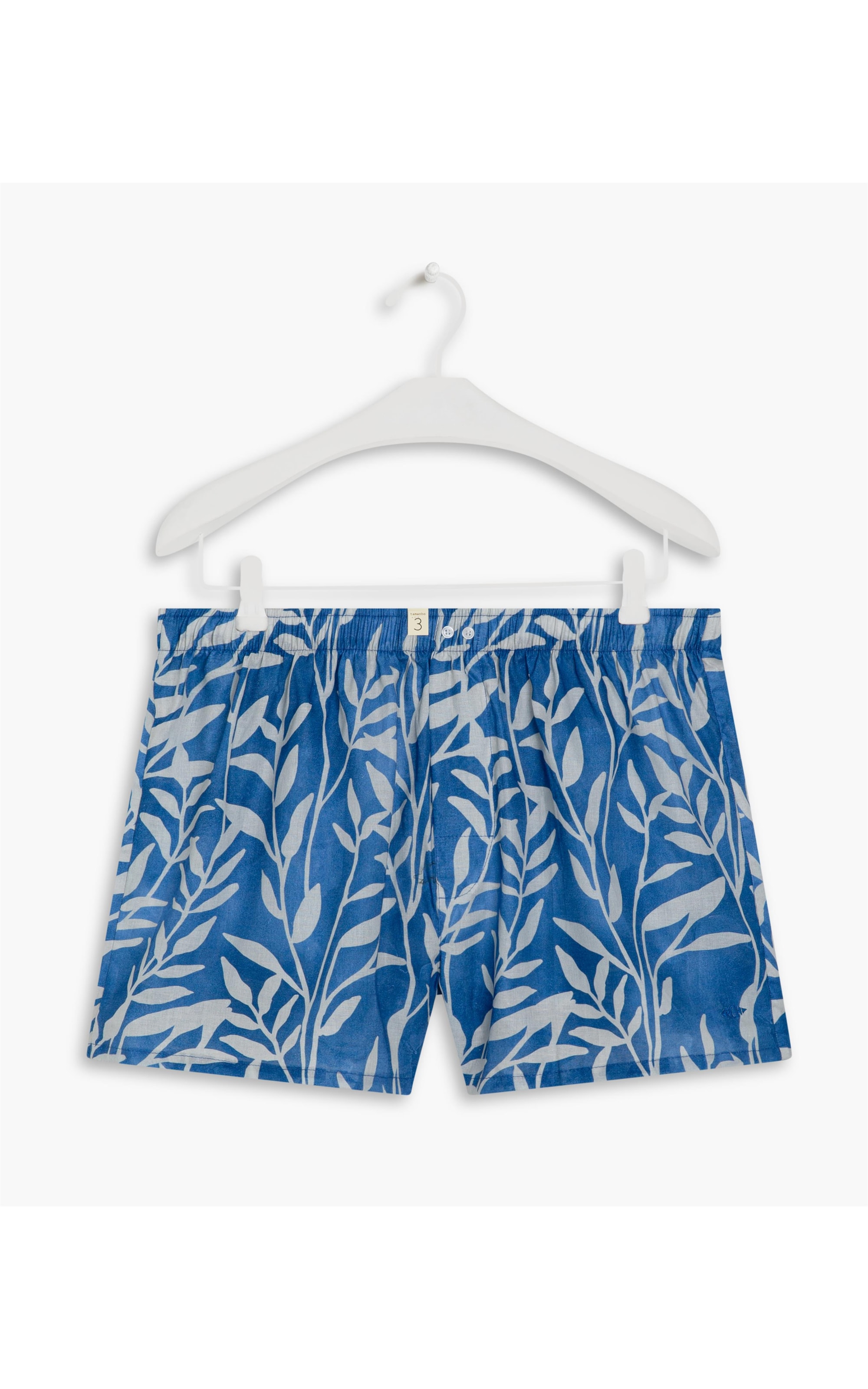 Boxer Cotton Seaweed Azul Bic