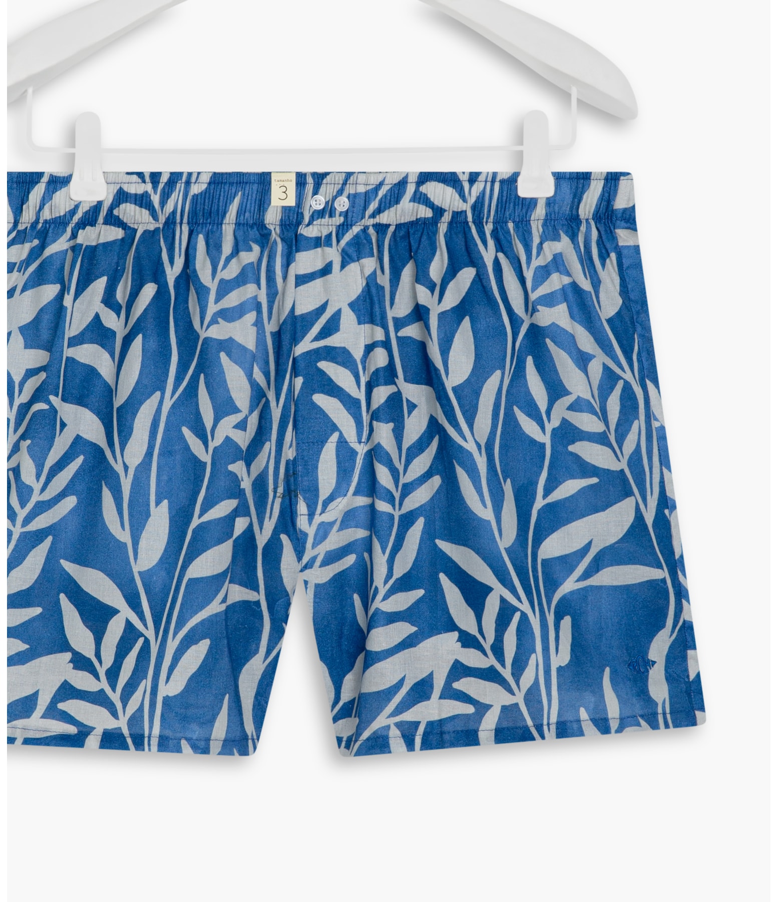 Boxer Cotton Seaweed Azul Bic