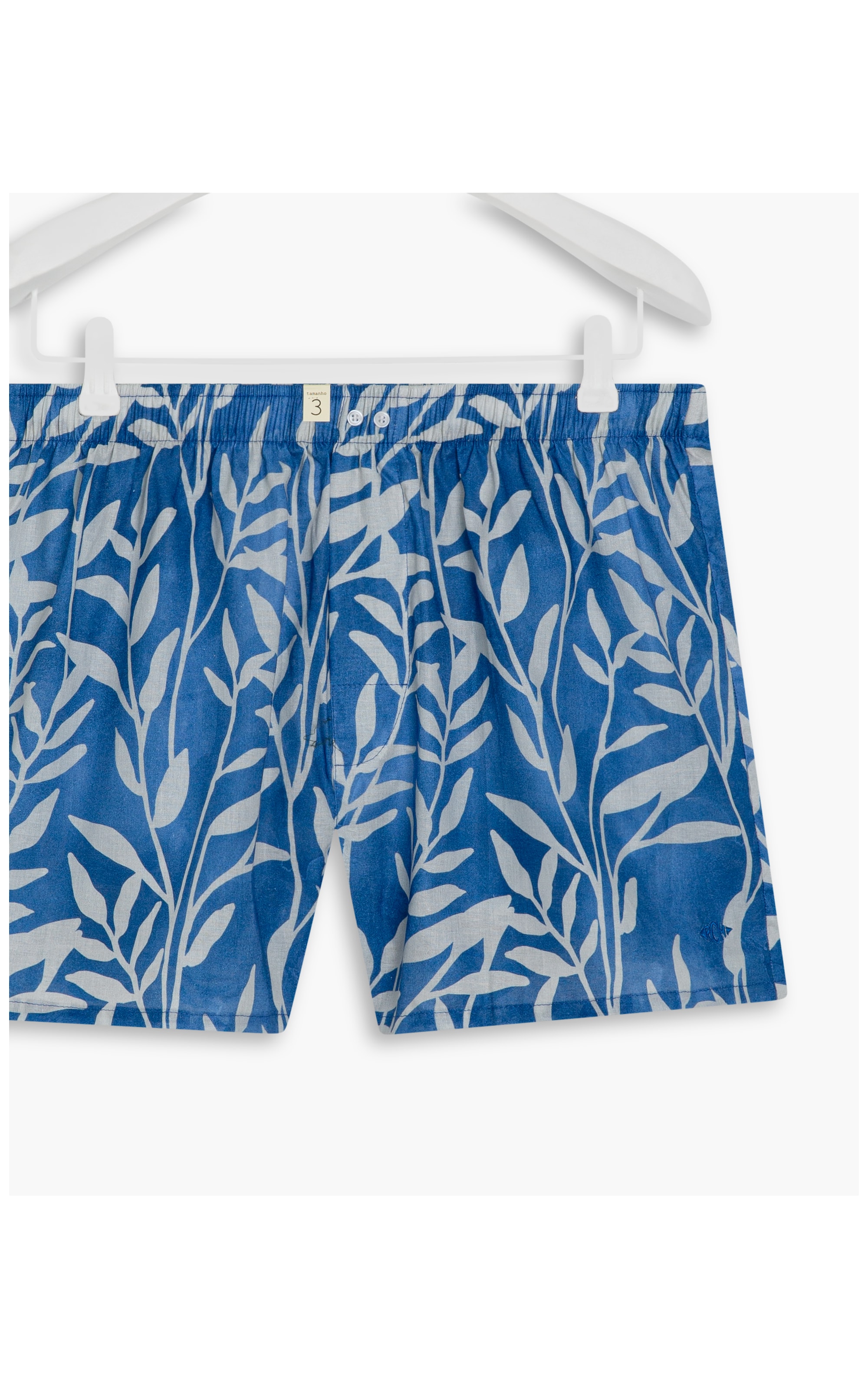 Boxer Cotton Seaweed Azul Bic