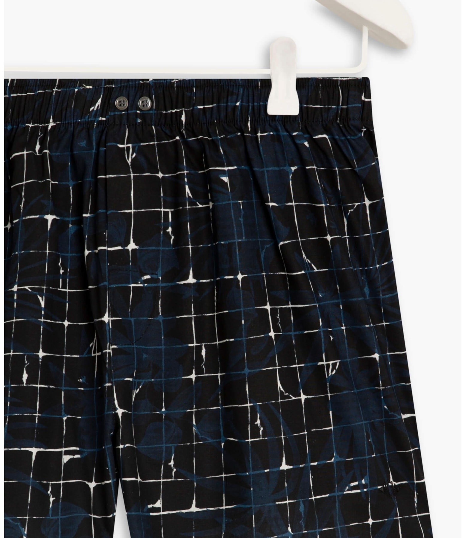 Boxer Cotton Tiles Marinho