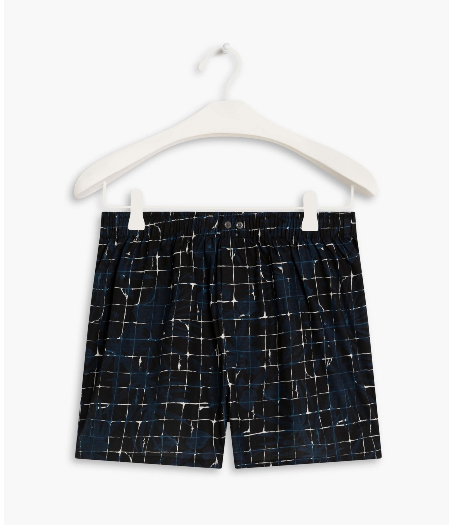 Boxer Cotton Tiles Marinho