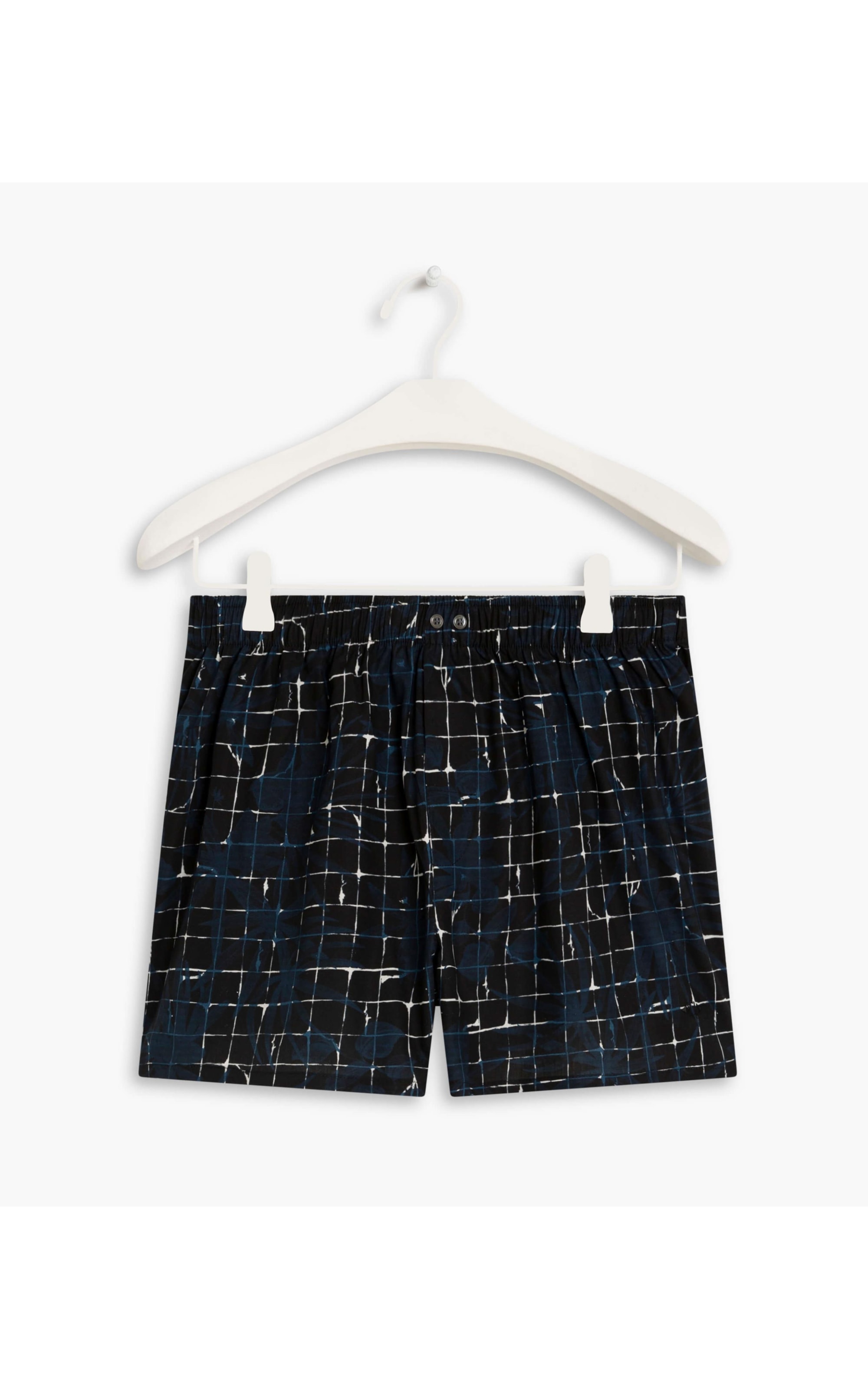 Boxer Cotton Tiles Marinho