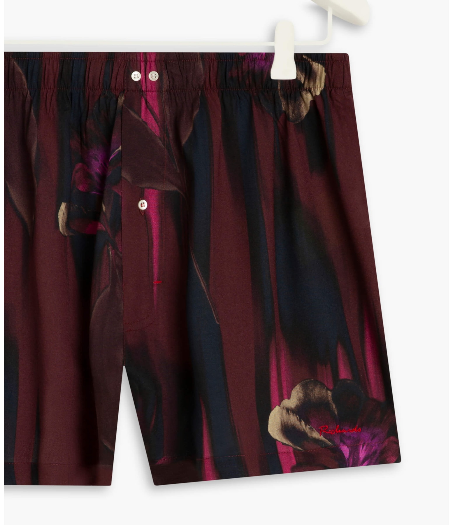 Boxer Flower Dark Wine