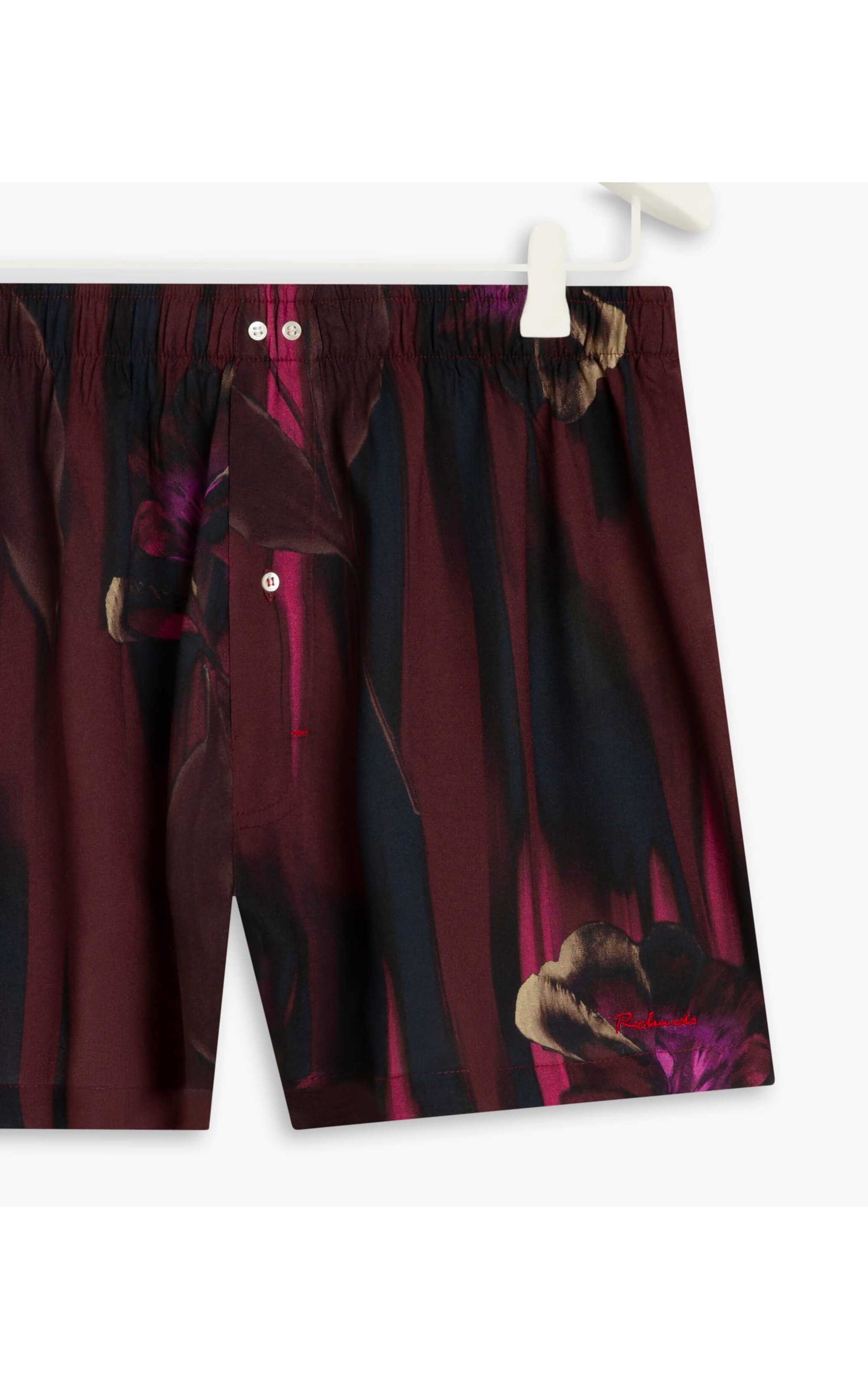 Boxer Flower Dark Wine