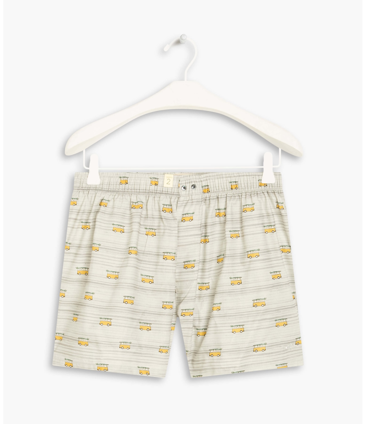 Boxer Kombi Cinza Claro