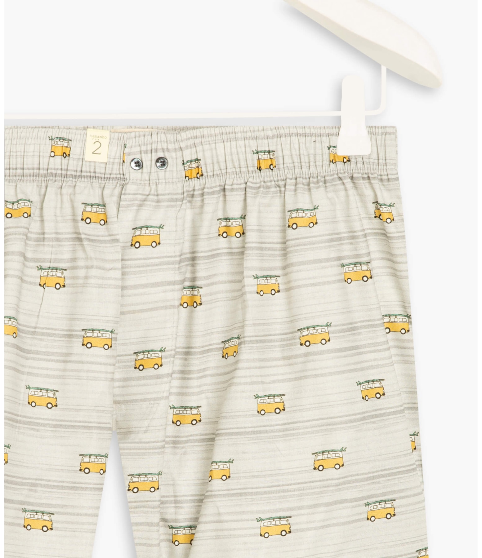 Boxer Kombi Cinza Claro
