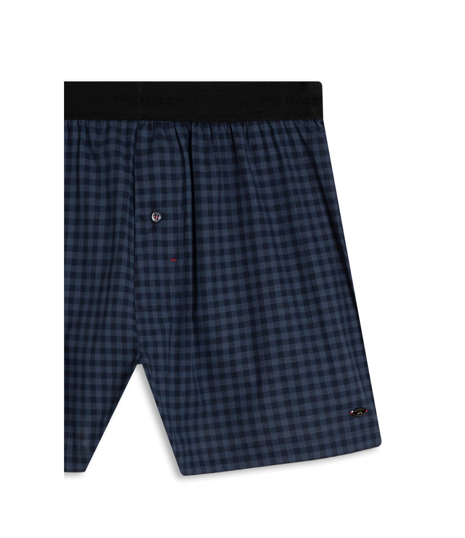 Boxer Linho  Algodão Dark Confort Marinho