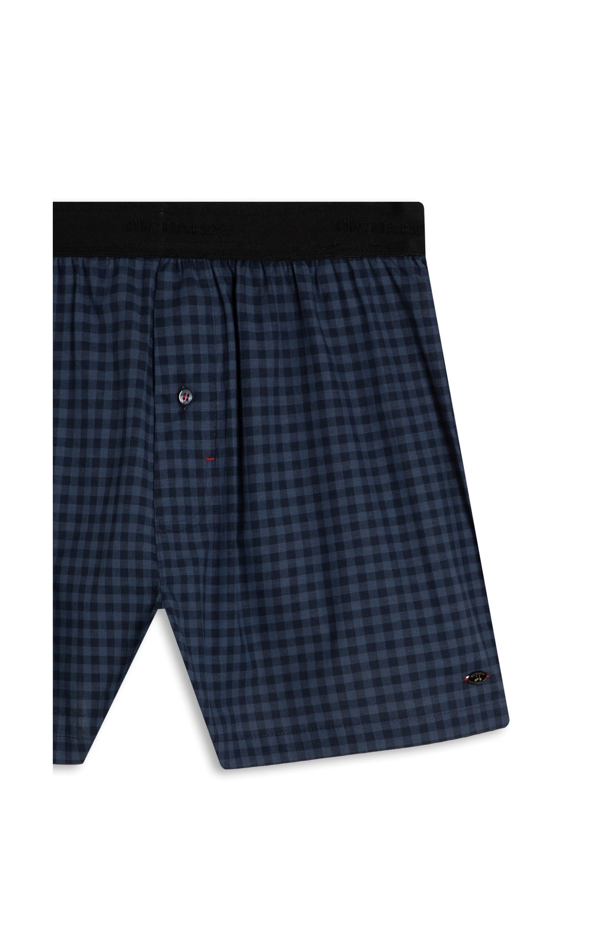 Boxer Linho  Algodão Dark Confort Marinho
