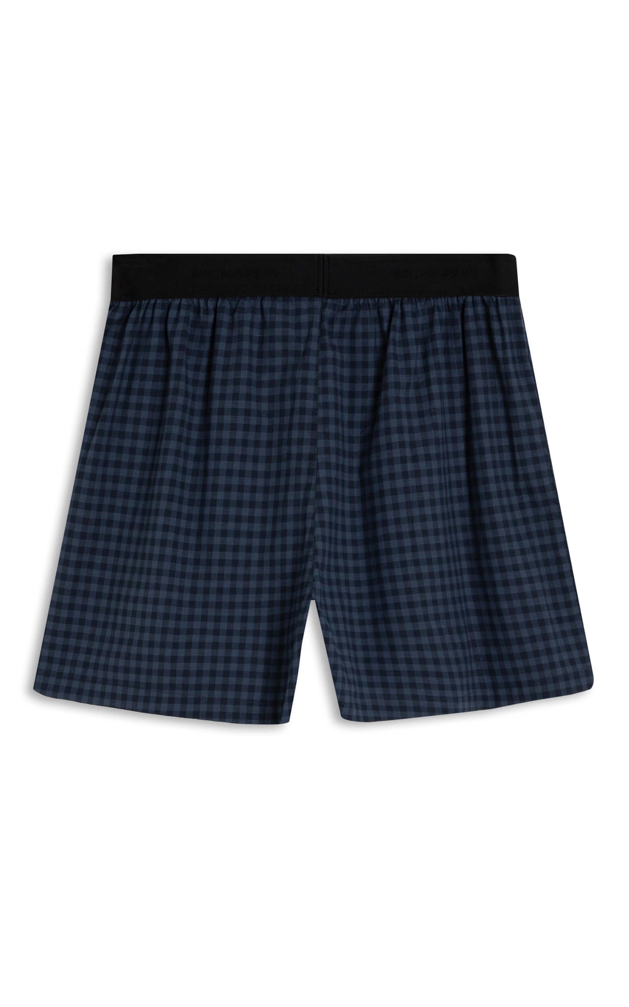 Boxer Linho  Algodão Dark Confort Marinho