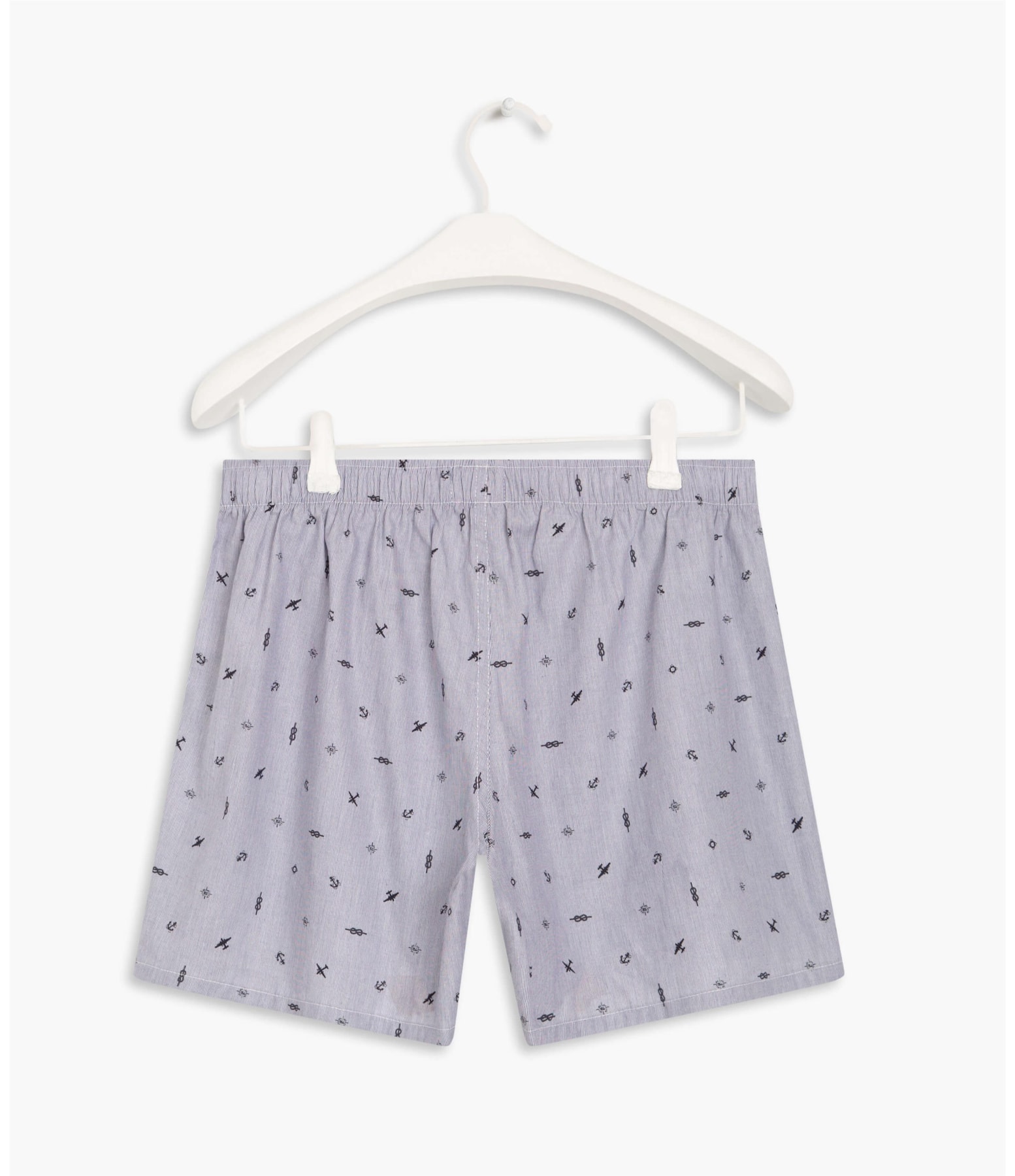 Boxer Listradinho Navy Marinho