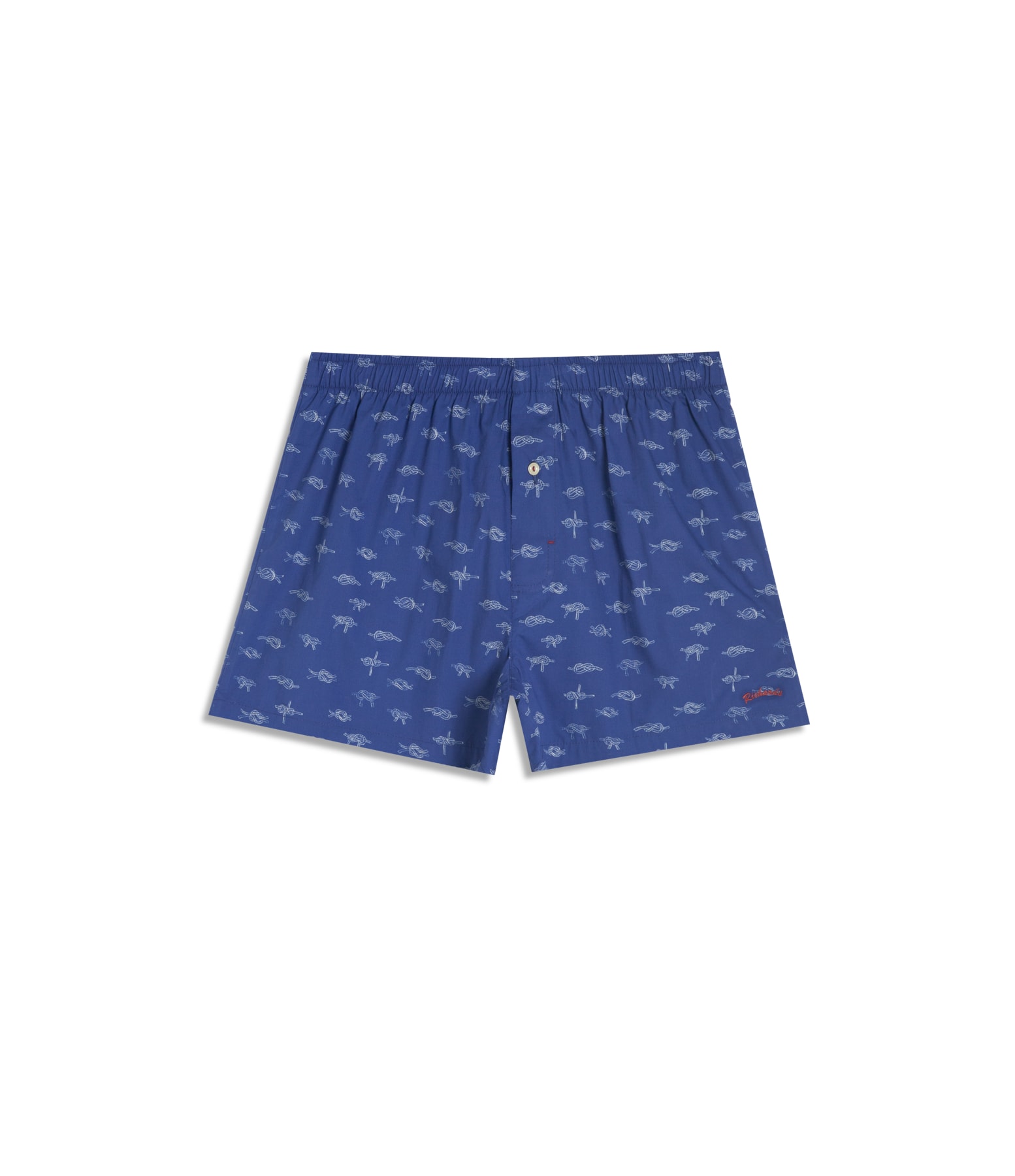 Boxer Nó de Marinheiro Azul Bic