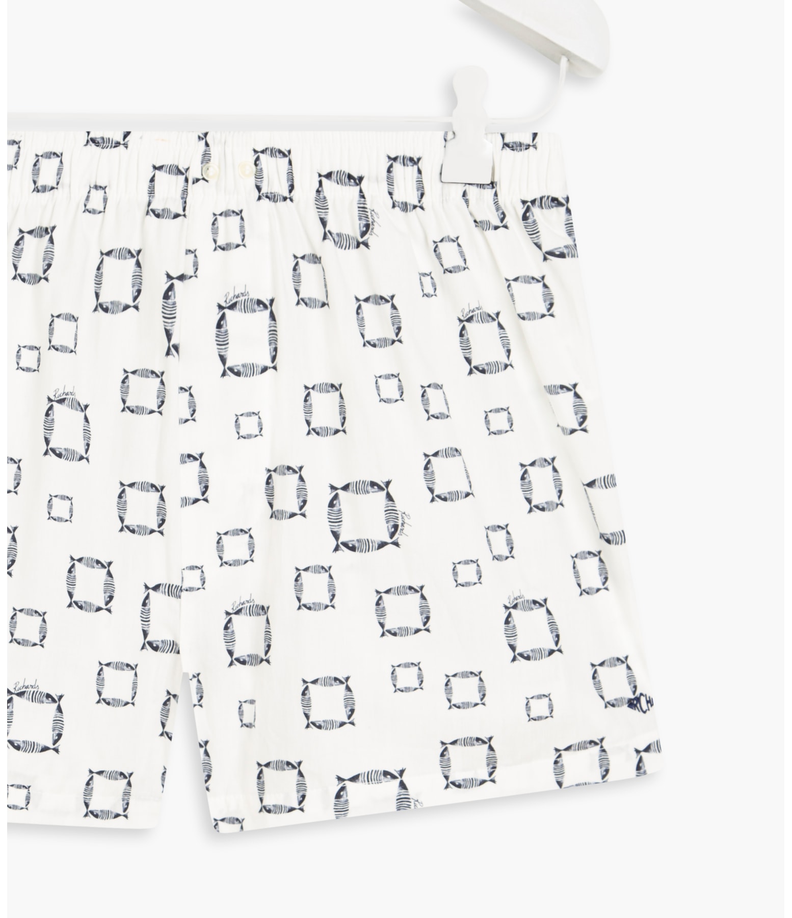 Boxer Peixe Bola Branco