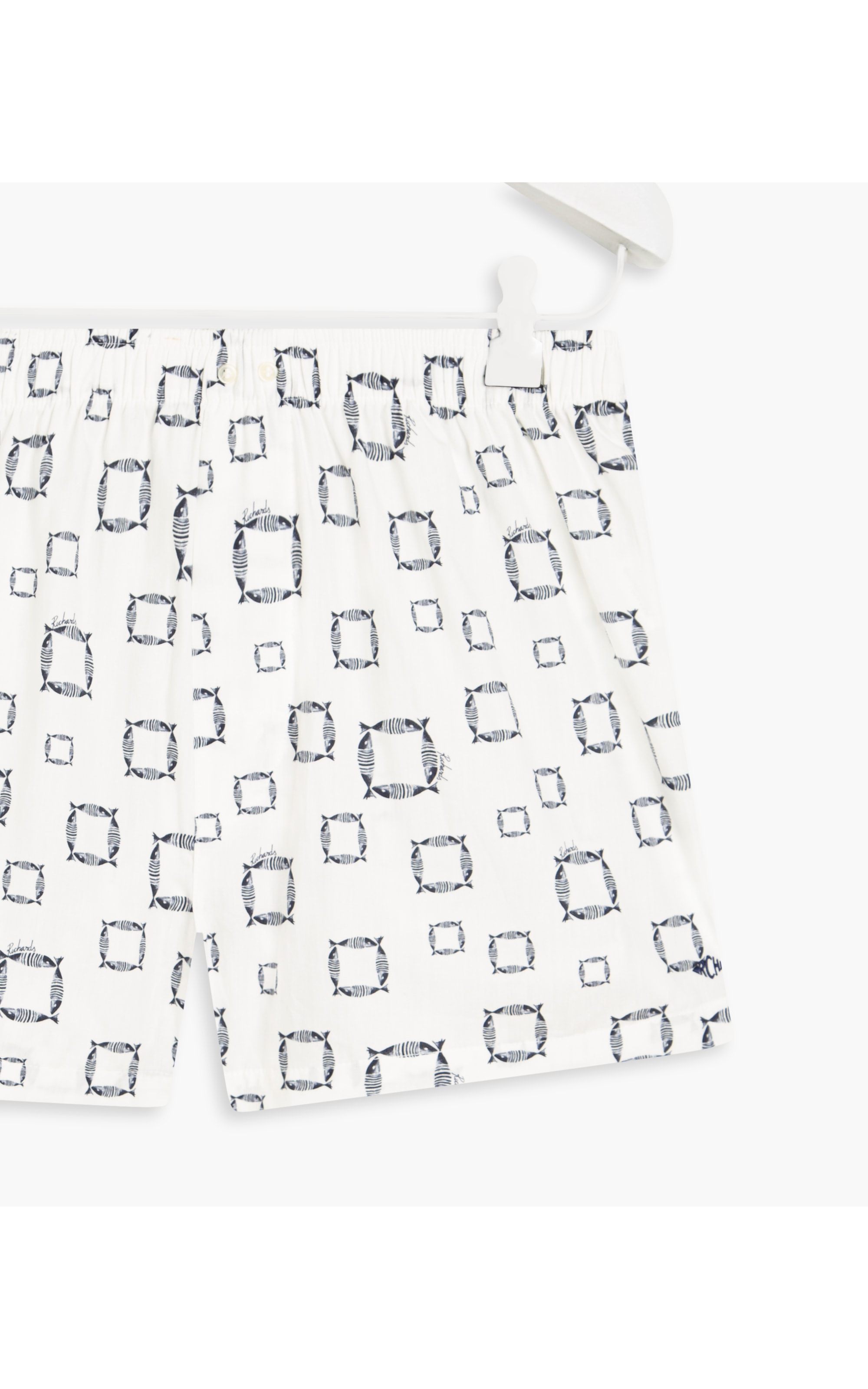 Boxer Peixe Bola Branco