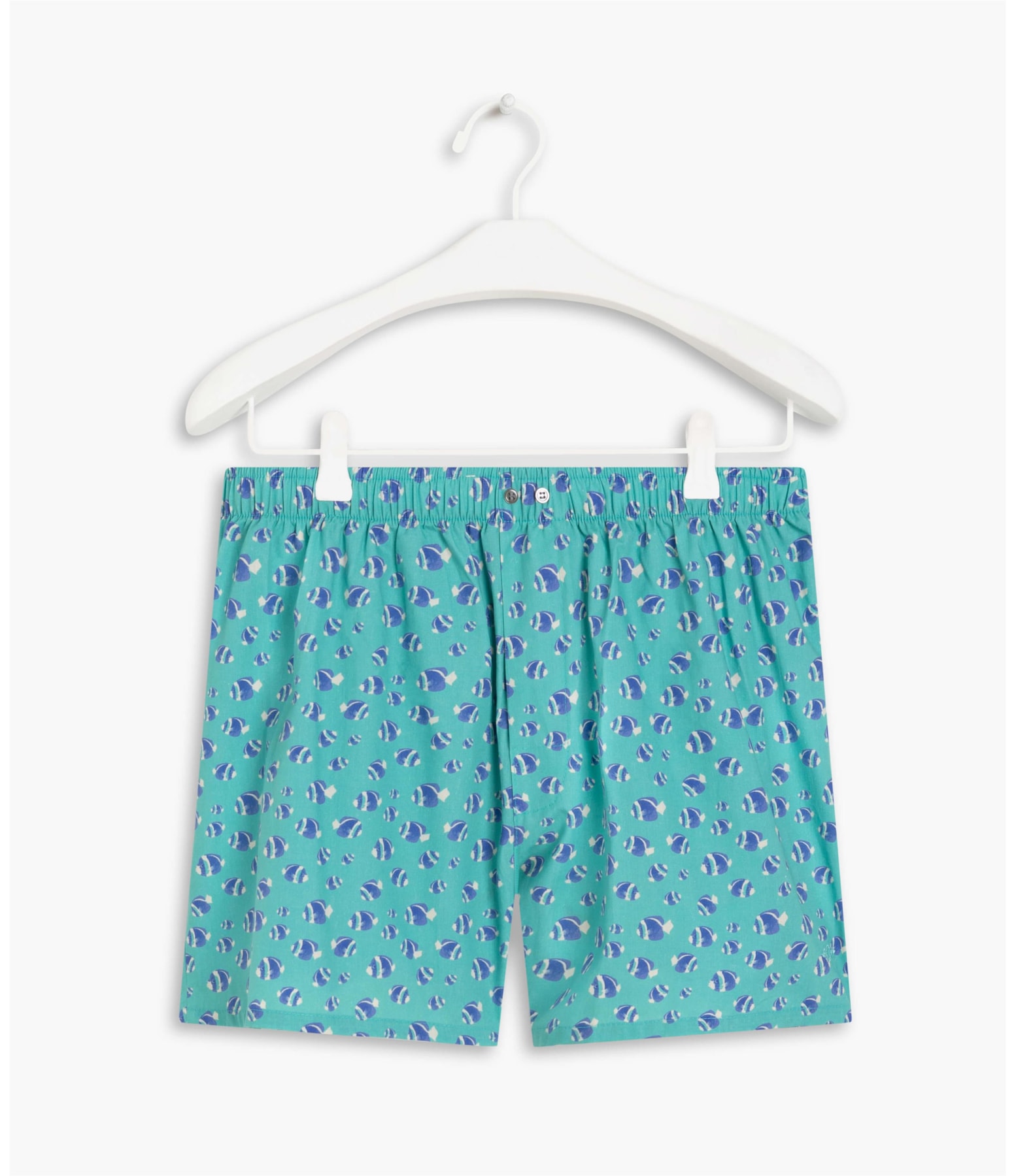 Boxer Peixes Verde Agua