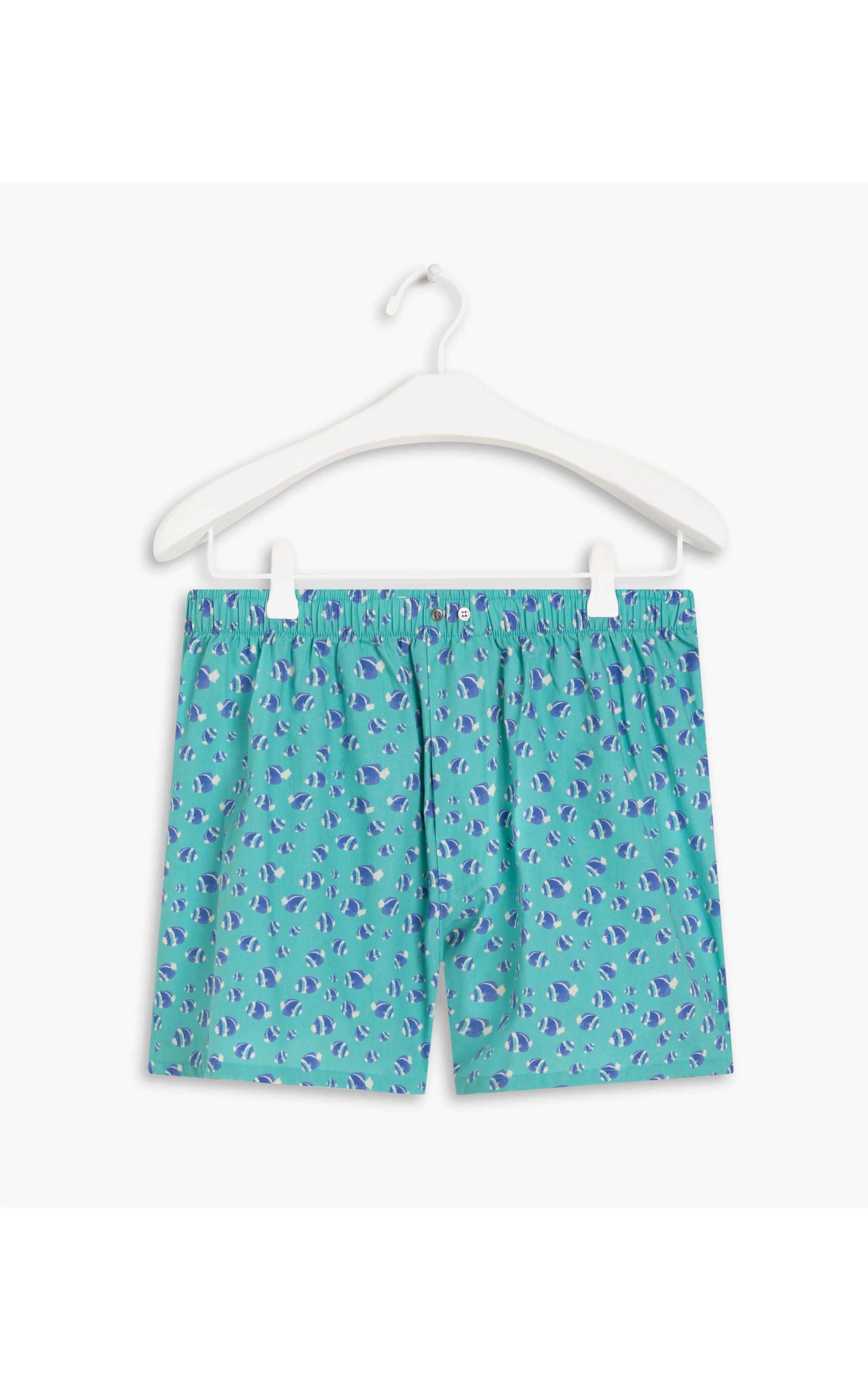 Boxer Peixes Verde Agua
