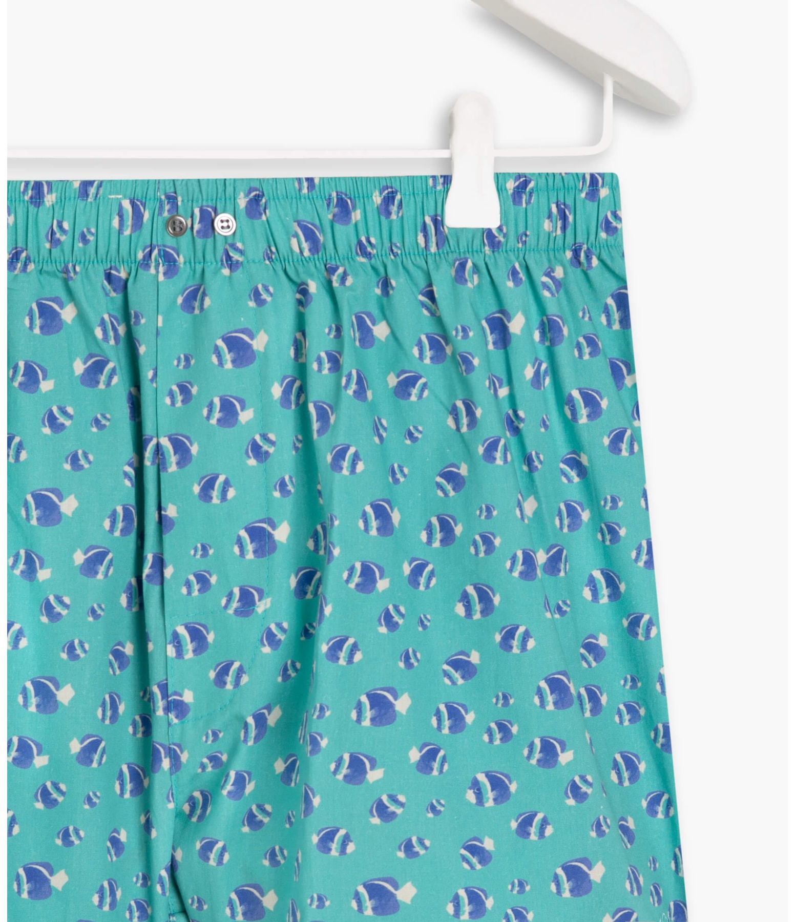 Boxer Peixes Verde Agua