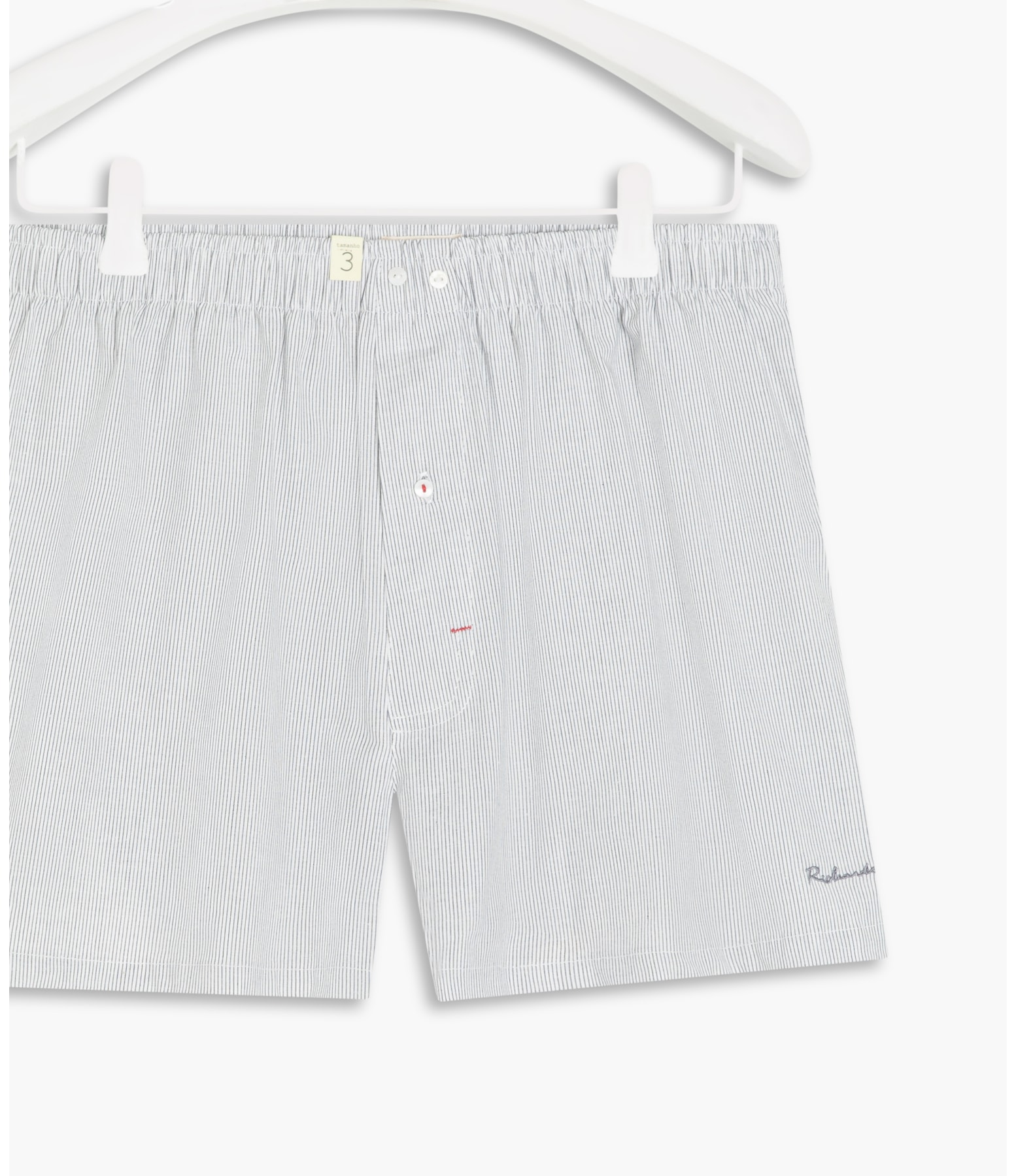 Boxer Richards Lista P&b Branco