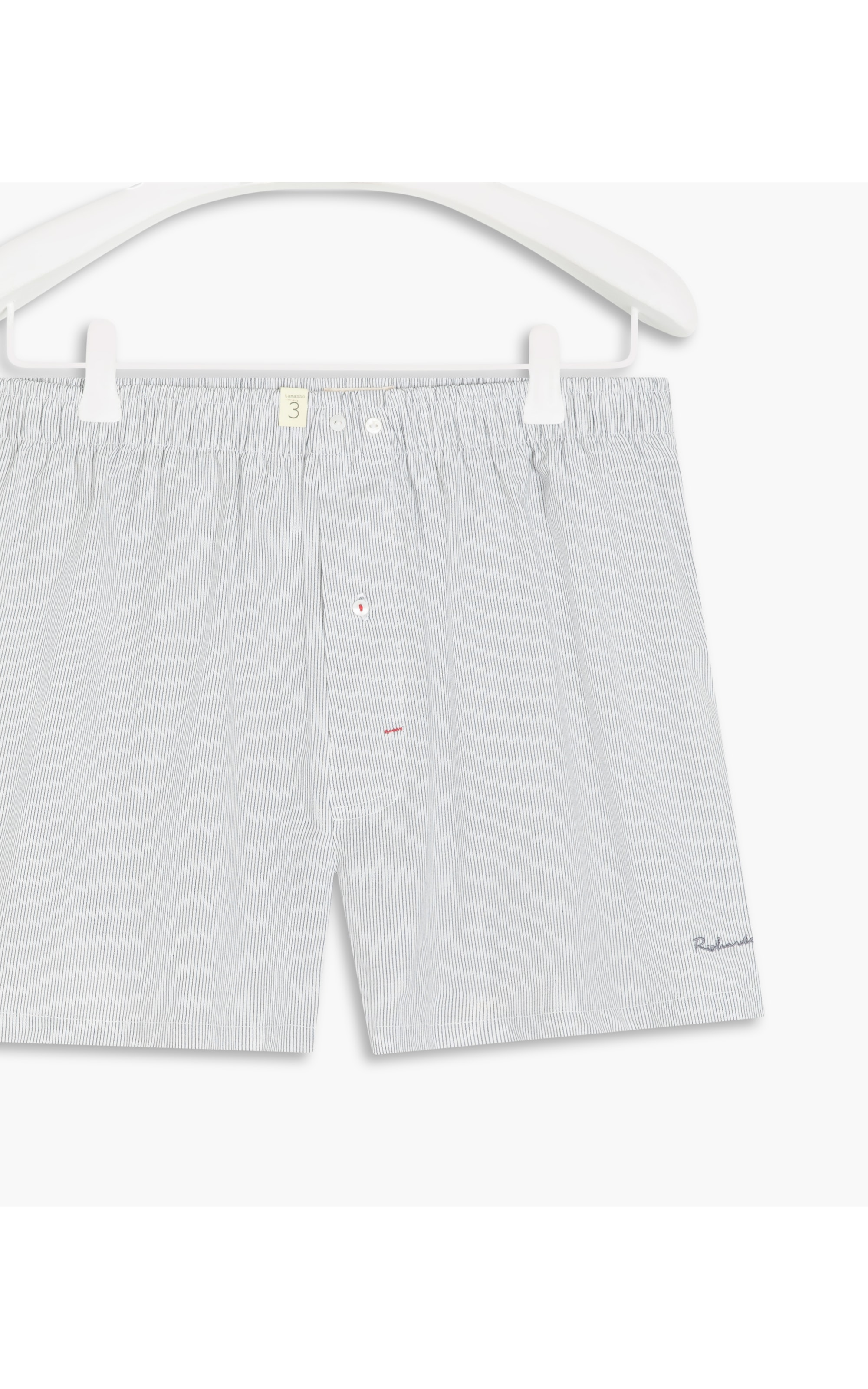 Boxer Richards Lista P&b Branco