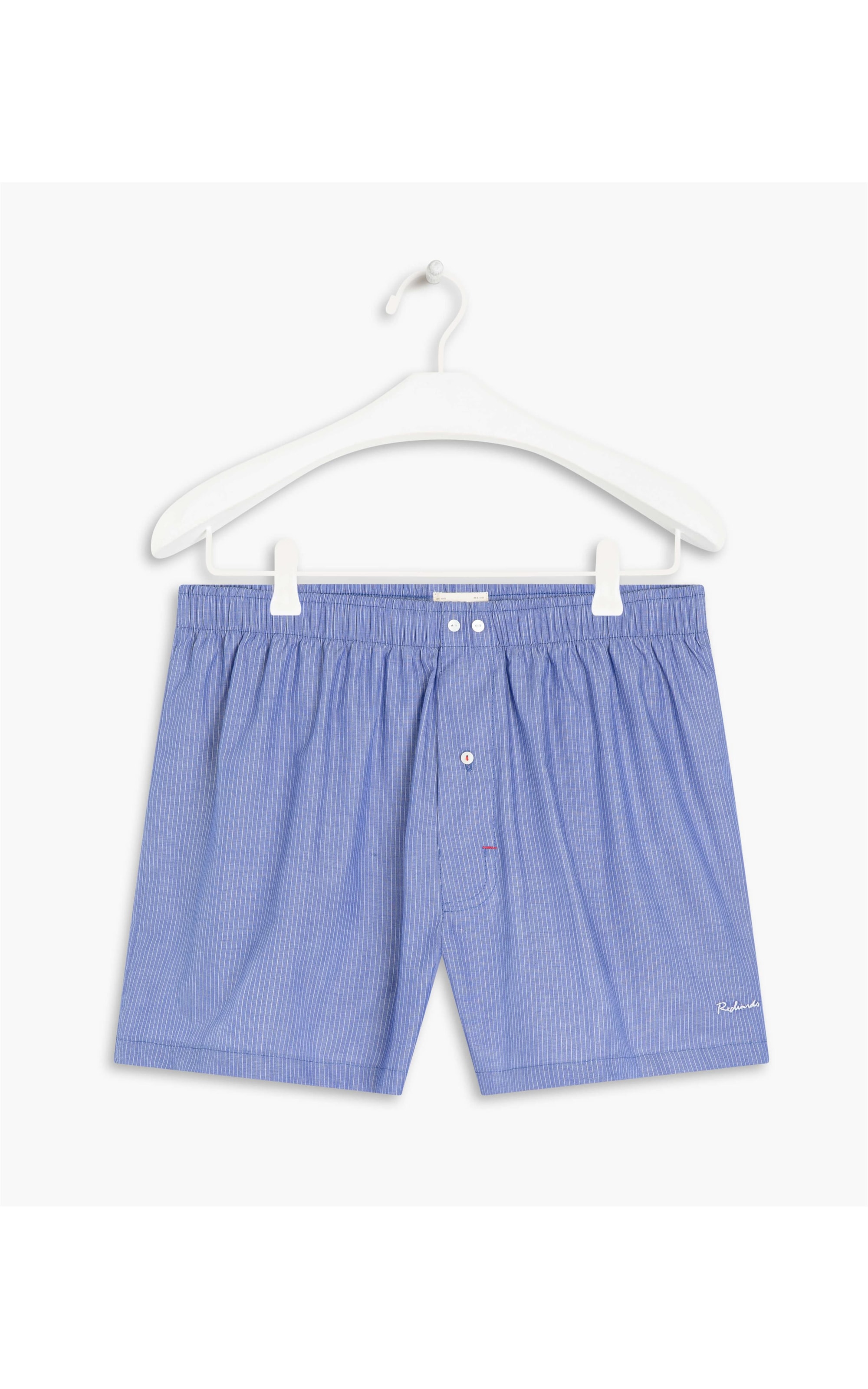Boxer Risca de Giz Azul Bic