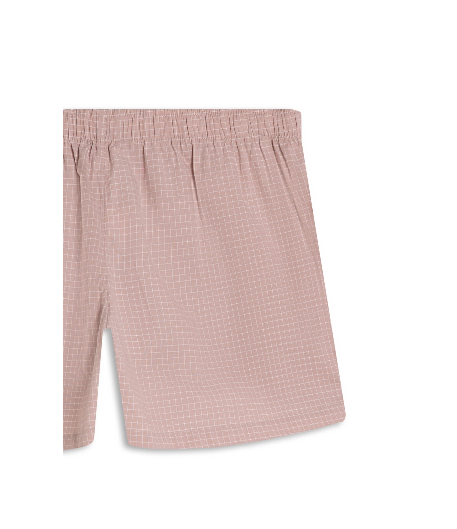 Boxer Sky Plaid Algodão Fio Tinto Rosê
